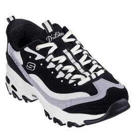 Skechers Skechers D Lites-Smooth Nostalgia Low-Top Trainers Womens