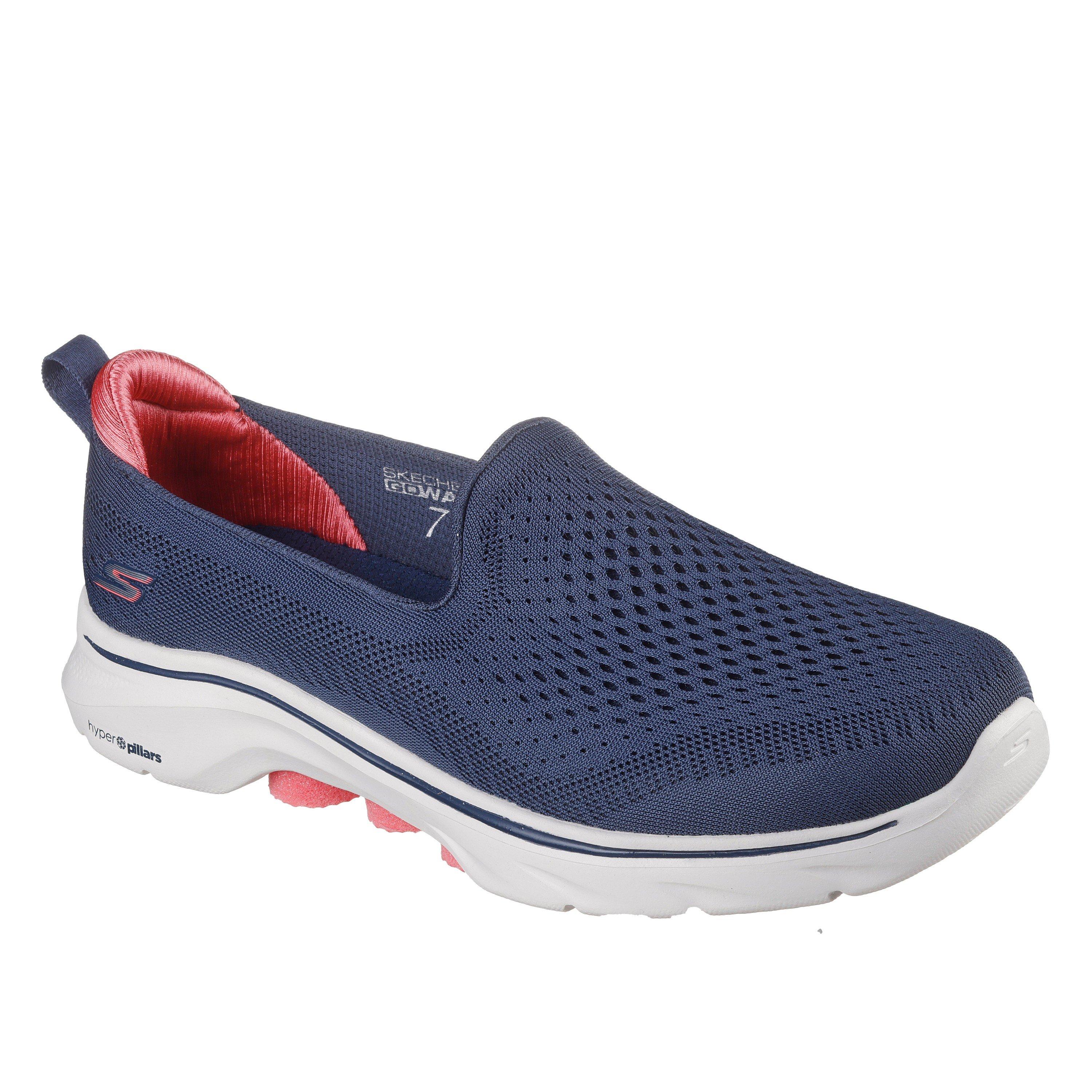 Navy/Coral - Skechers - Women's Slip On Runners - 3