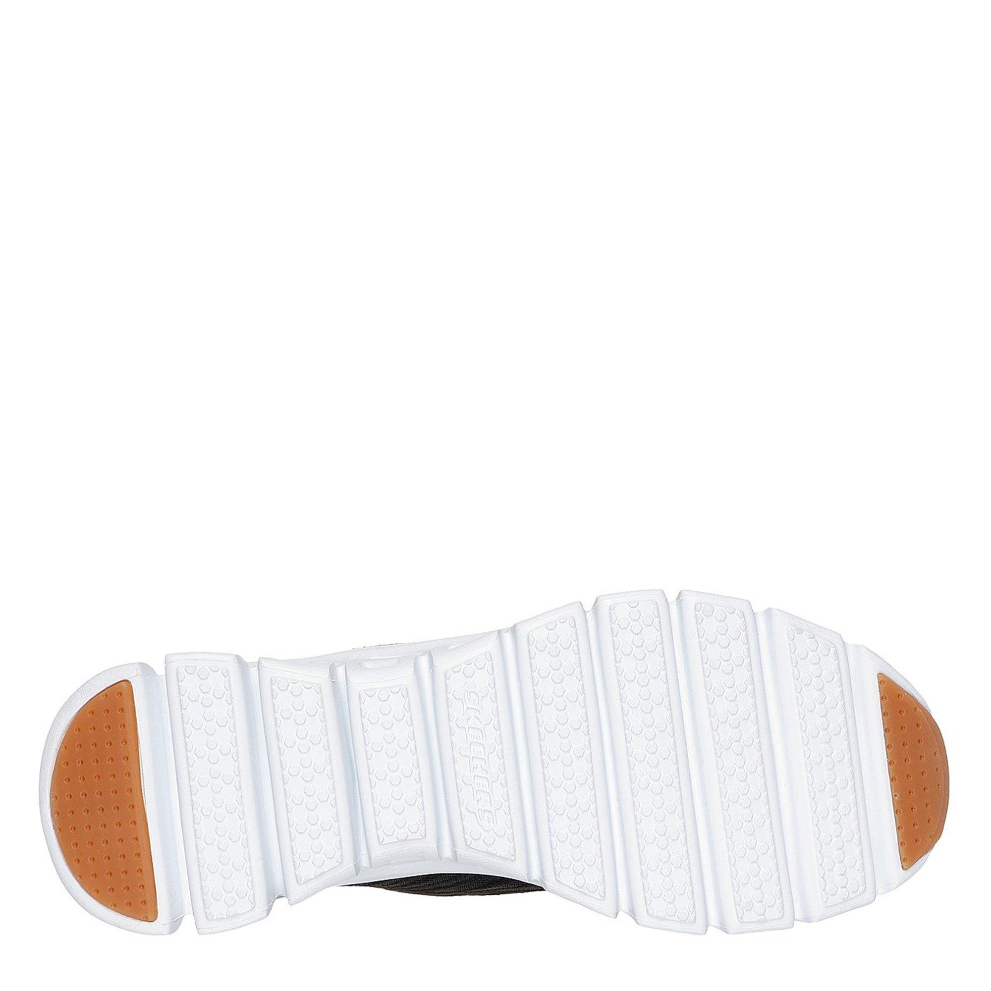 Black/White/Gum - Skechers - Slip-On Glide Step Runners - 4