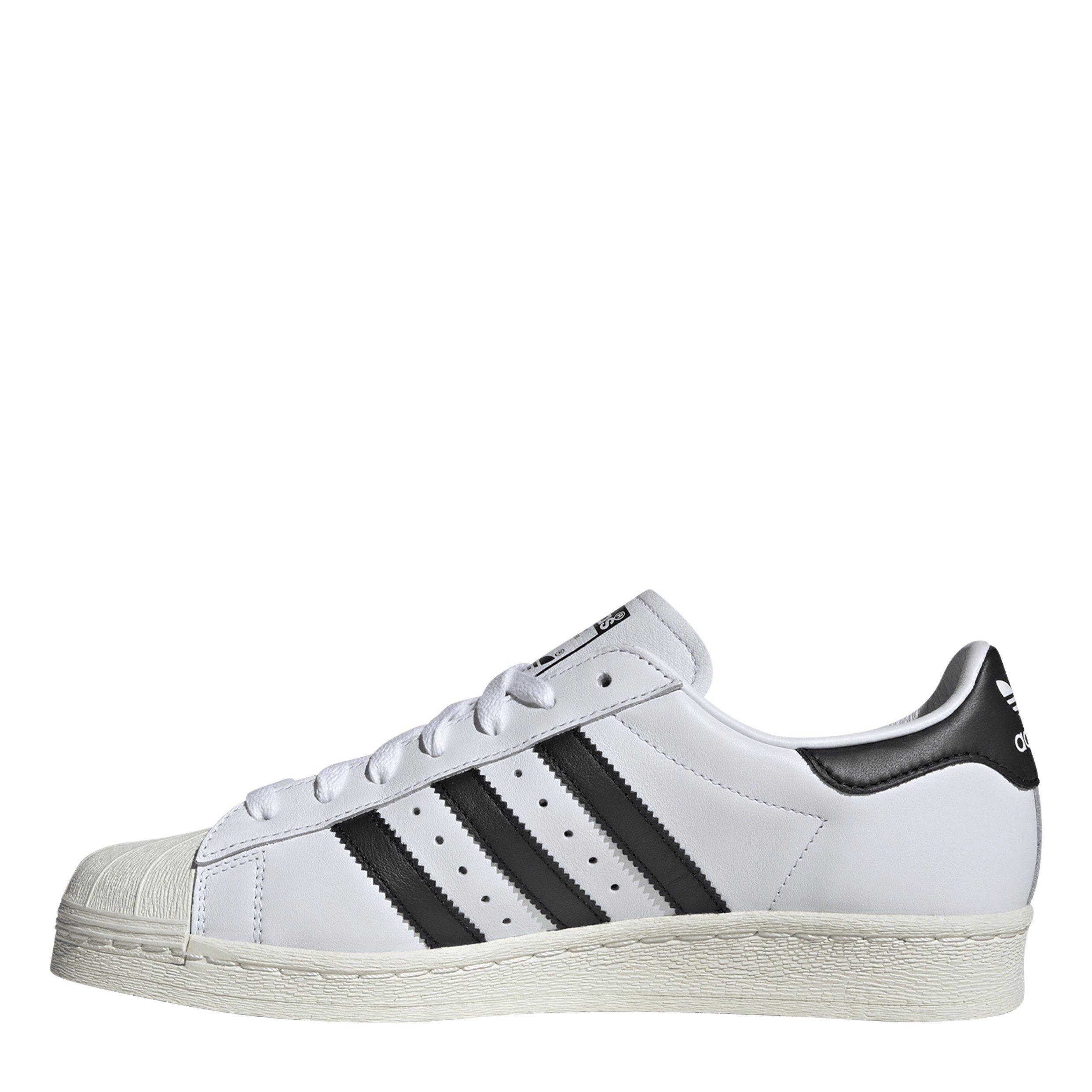 Wht/Blk - adidas Originals - Superstar 82 Shoes Womens - 2