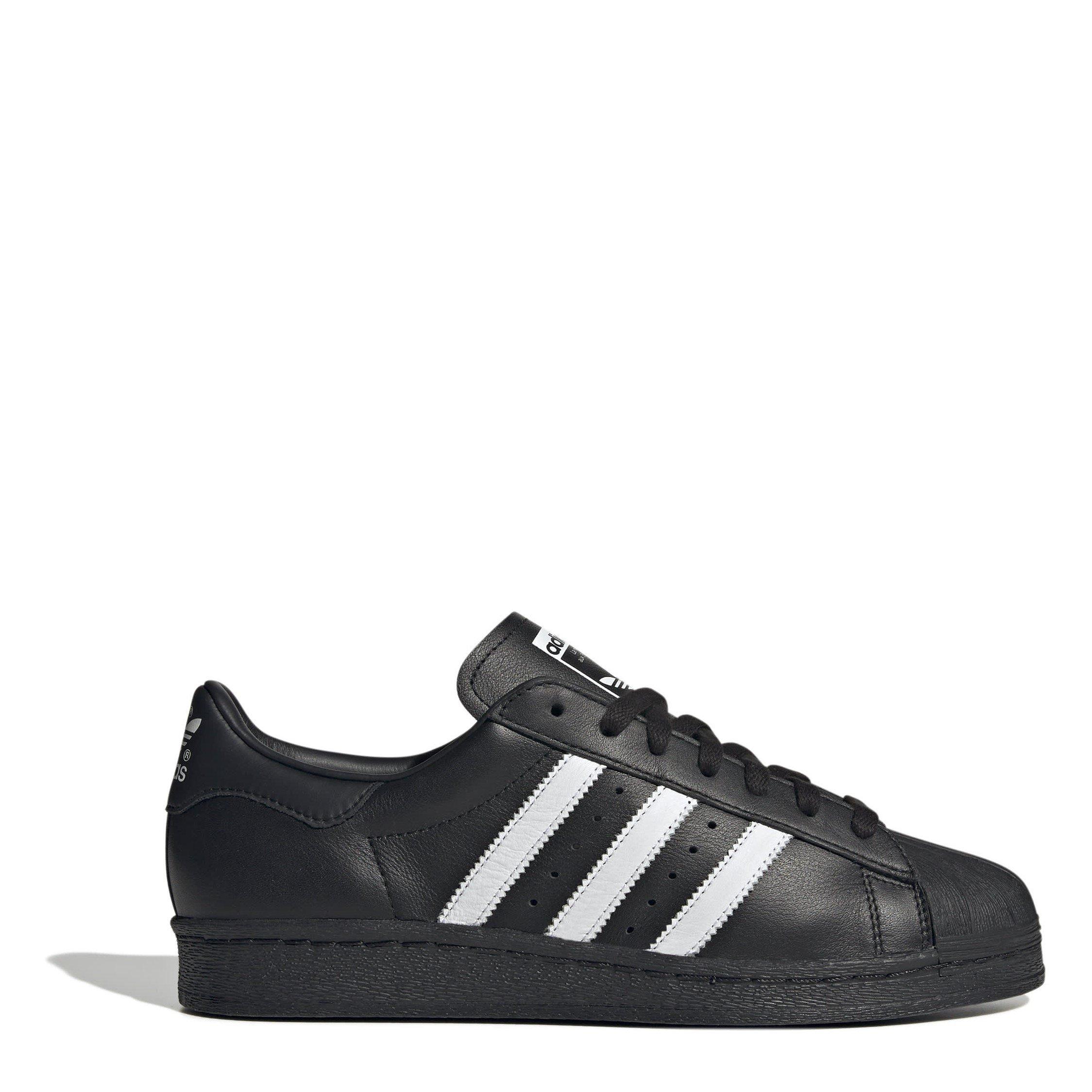 adidas Originals Superstar 82 Shoes Womens - Black/White - Size 4 (36.7)