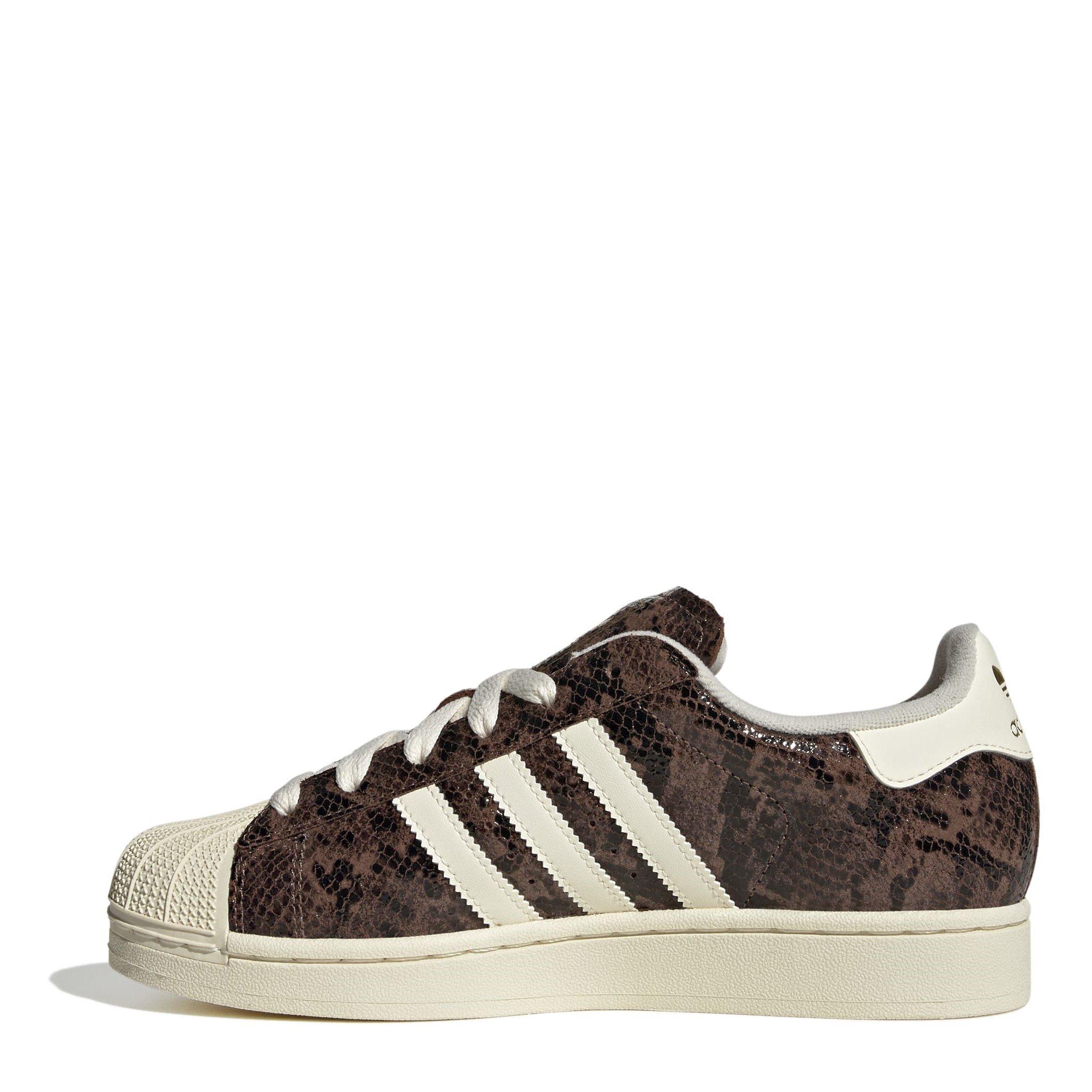 Brown/Cream - adidas Originals - Superstar 82 Shoes Womens - 2