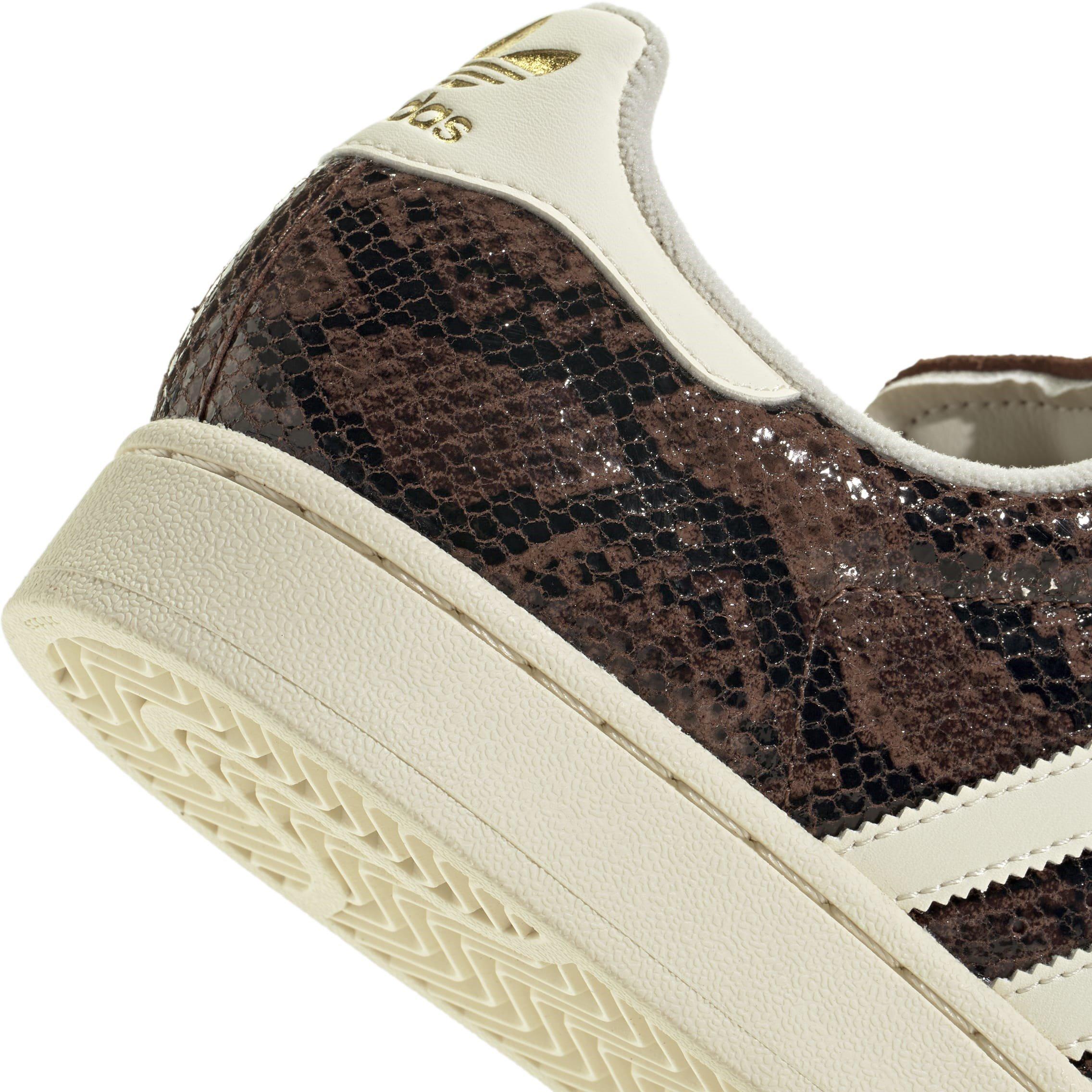 Brown/Cream - adidas Originals - Superstar 82 Shoes Womens - 8
