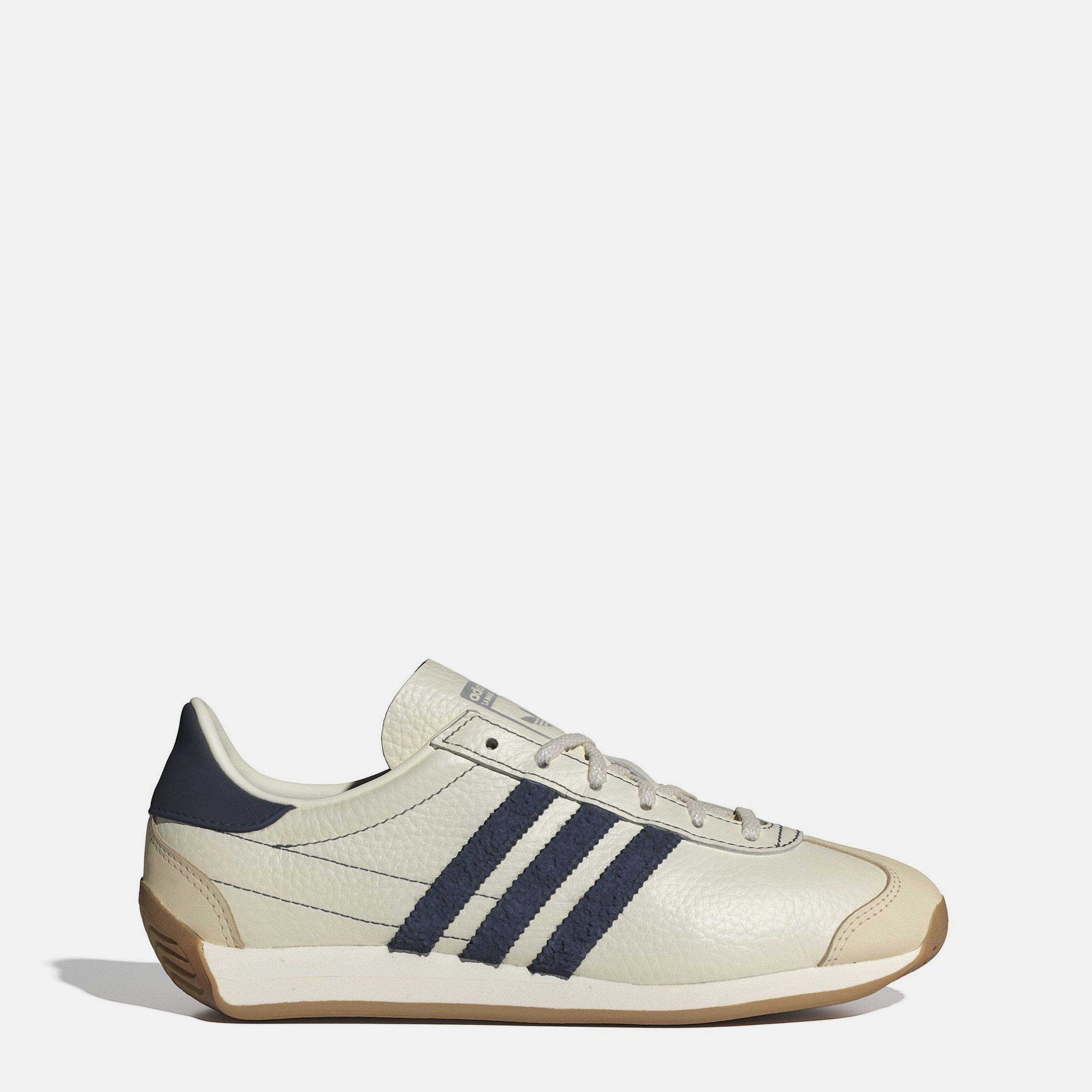adidas Originals Country Og Shoes - Beige/Navy - Size 4 (36.7)