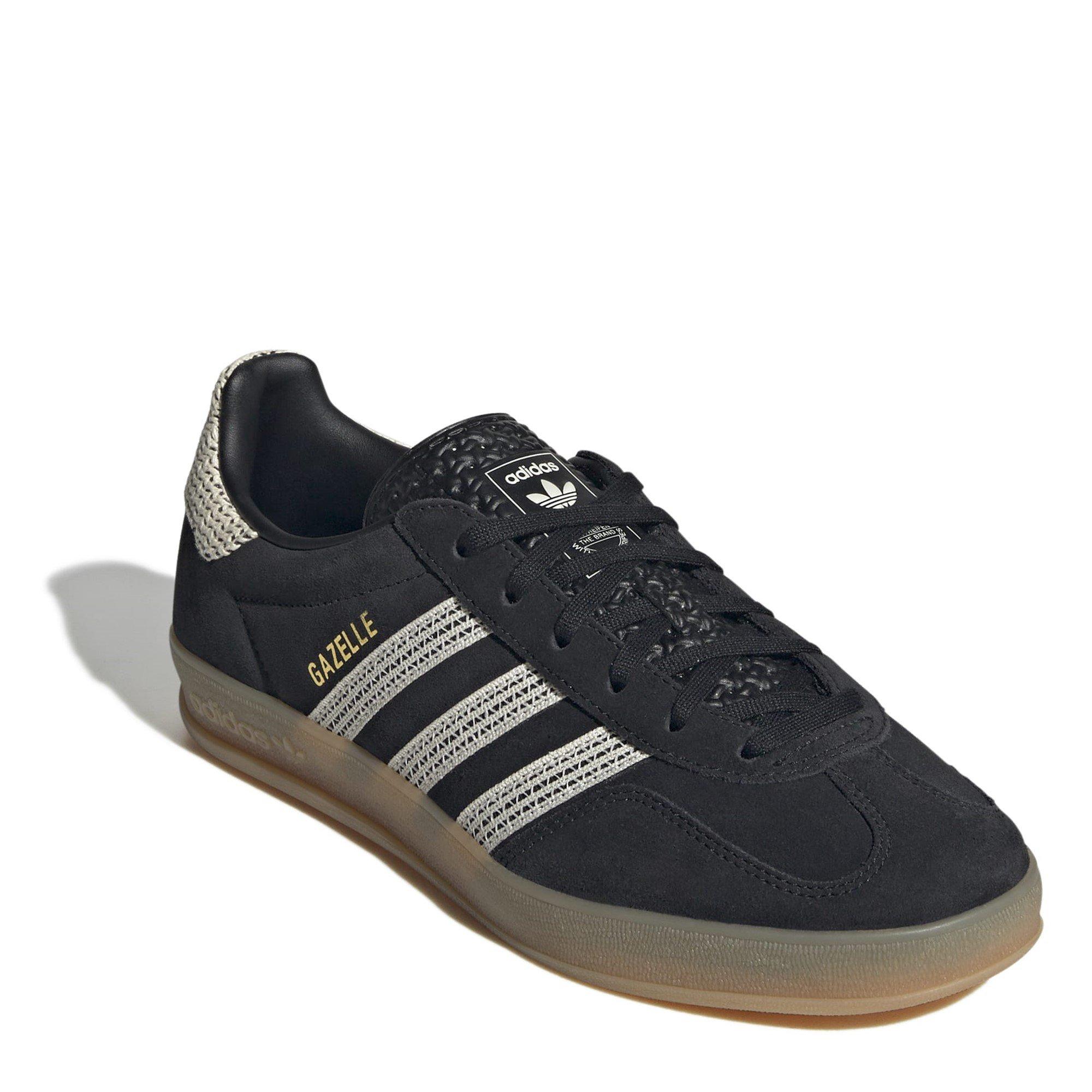 Black/Crochet - adidas Originals - Gazelle Trainers - 3