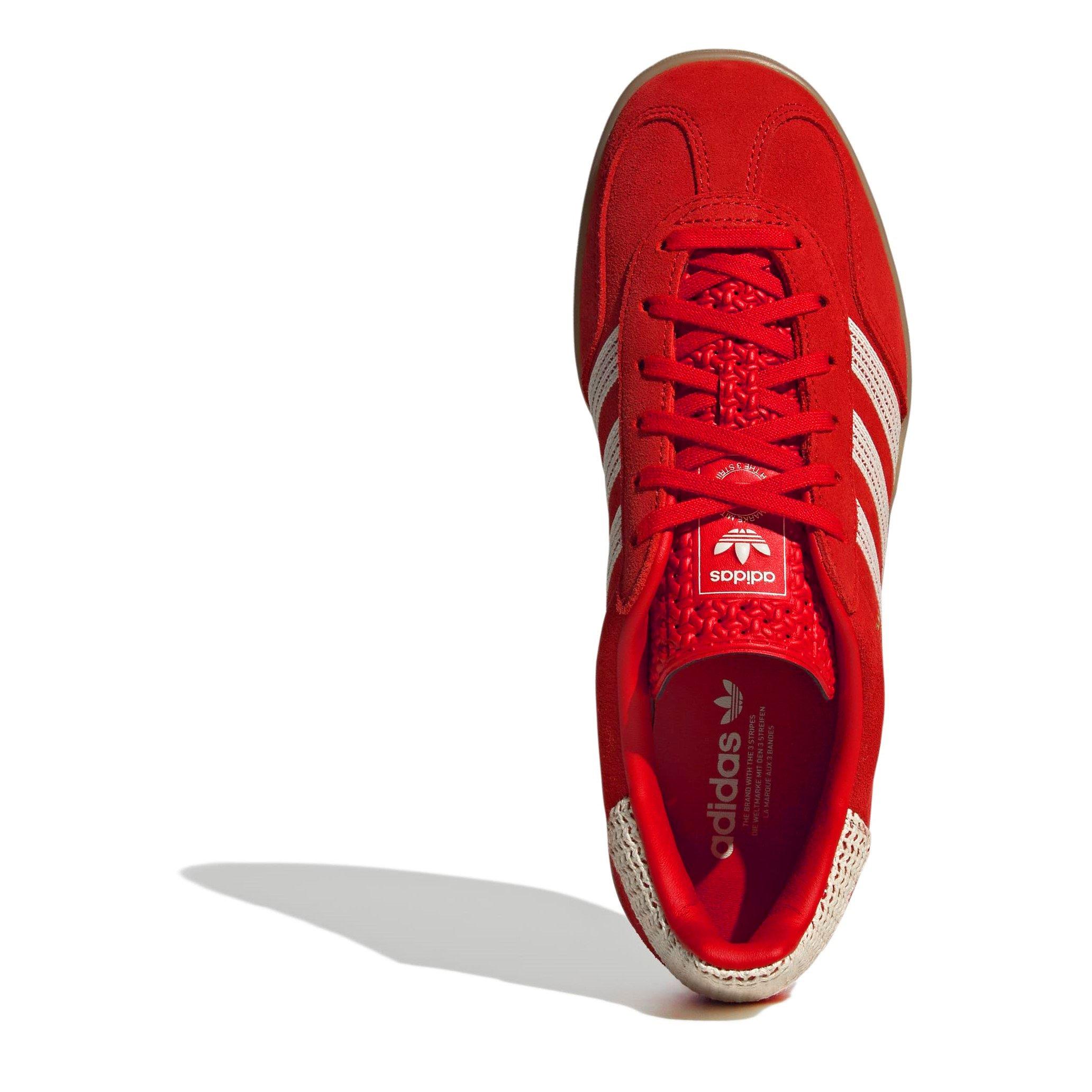Red/Crochet - adidas Originals - Gazelle Trainers - 5