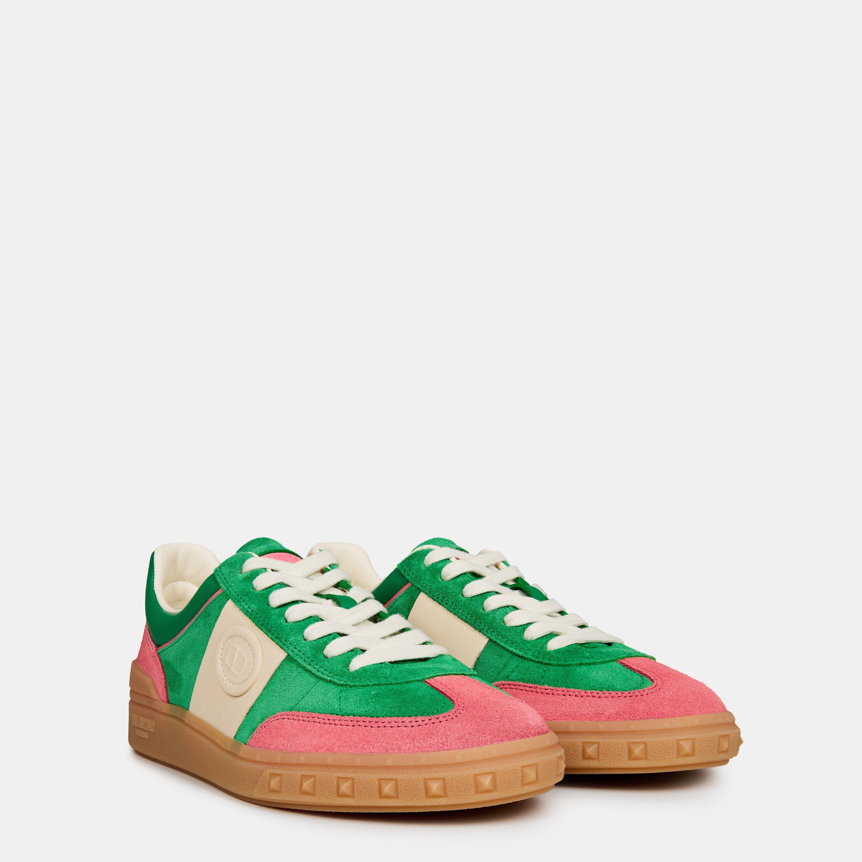 Sweet Pnk/Verde - Valentino Garavani - Upvillage Crosta Sneakers - 3