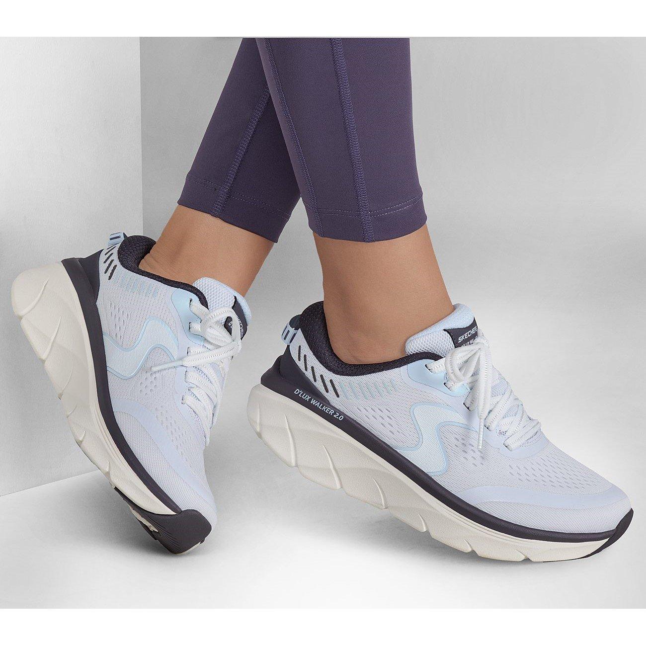 Wht M/Syn/Multi - Skechers - D'Lux Walker Active Pace Runners - 6