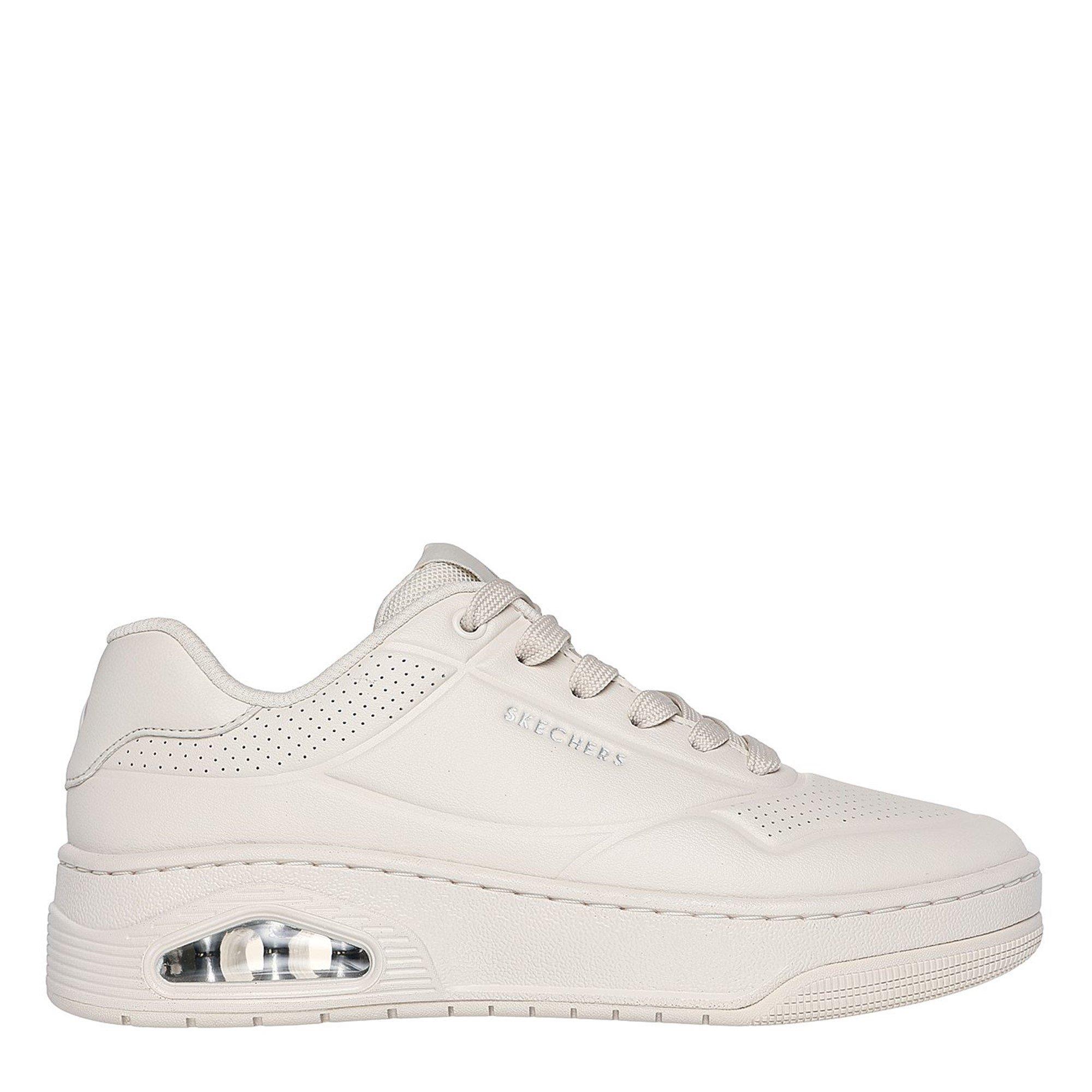 Off Wht Dlth - Skechers - Uno Court Low-Top Trainers - 3