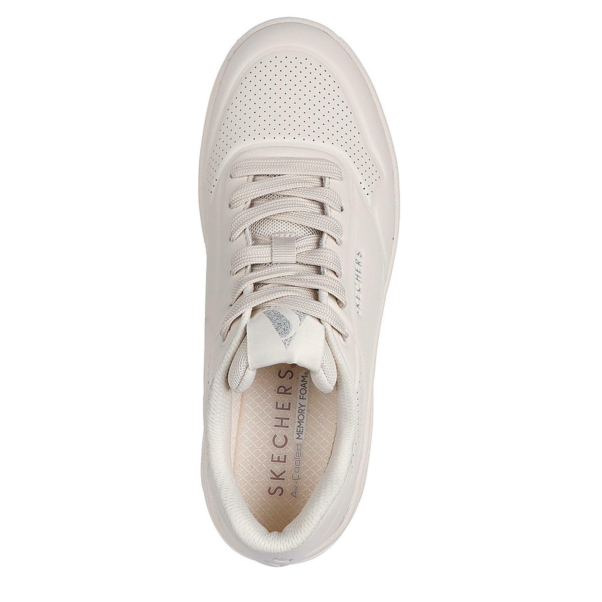 Off Wht Dlth - Skechers - Uno Court Low-Top Trainers - 5