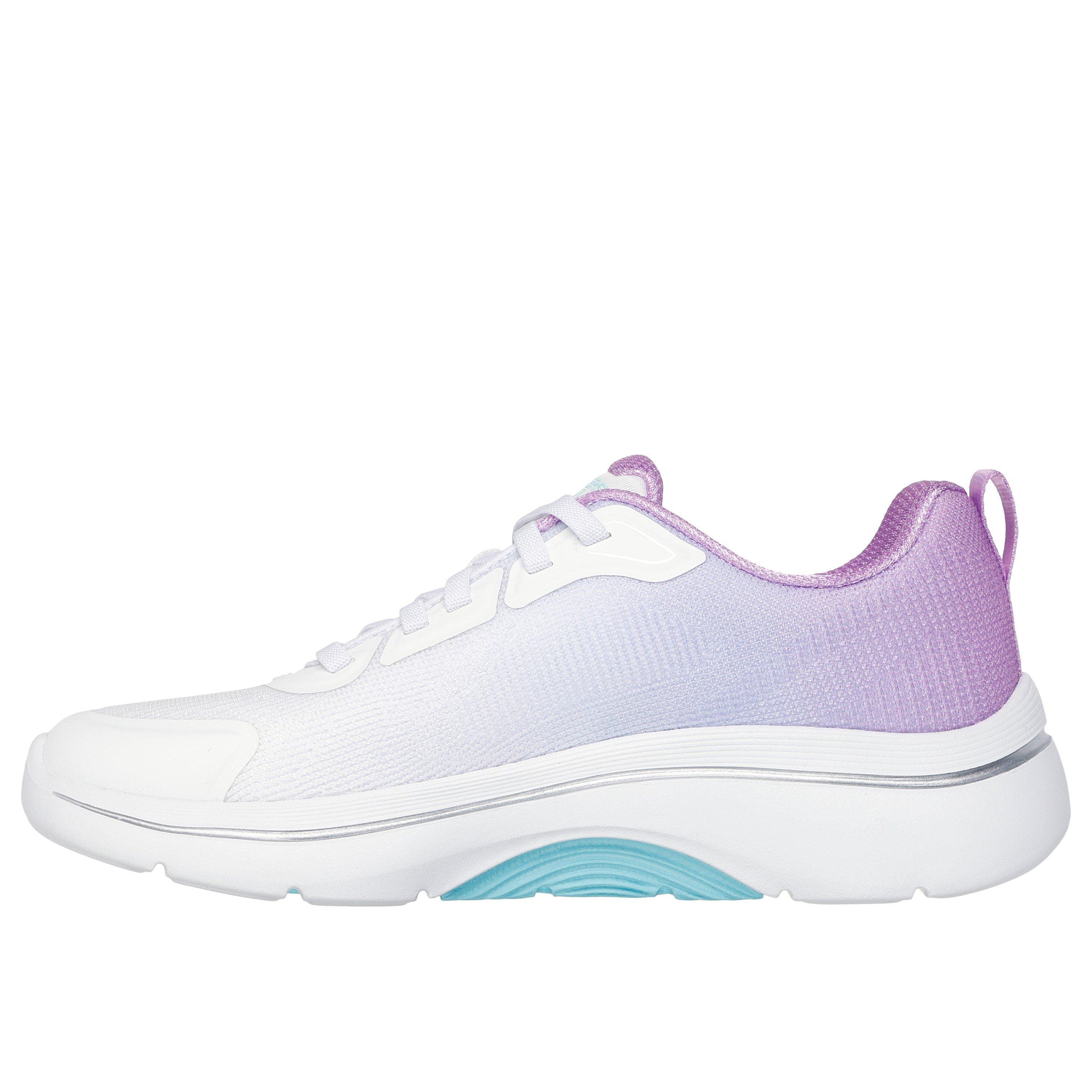 Wht Tex/Lv Tr - Skechers - Go Walk Arch Fit Runners - 2