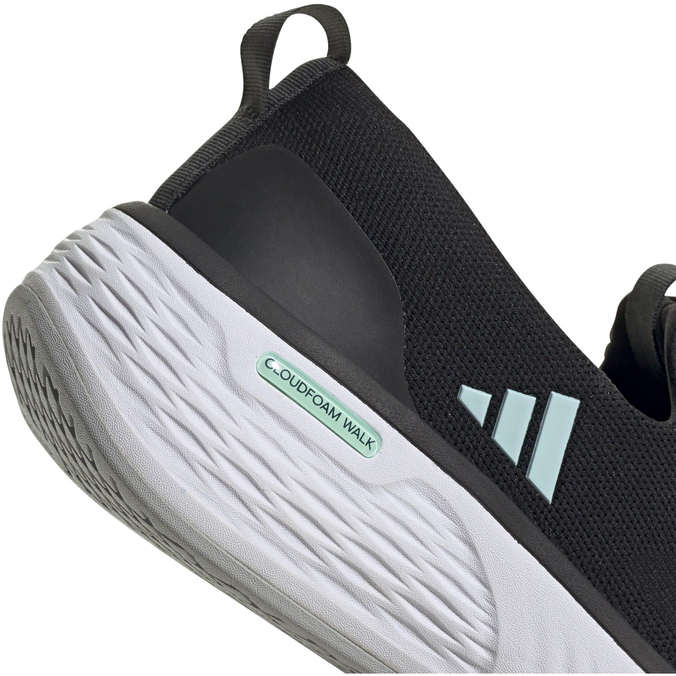 Sort/Aqua - adidas - Cloudfoam Go Lounger Slip On Runners Womens - 7