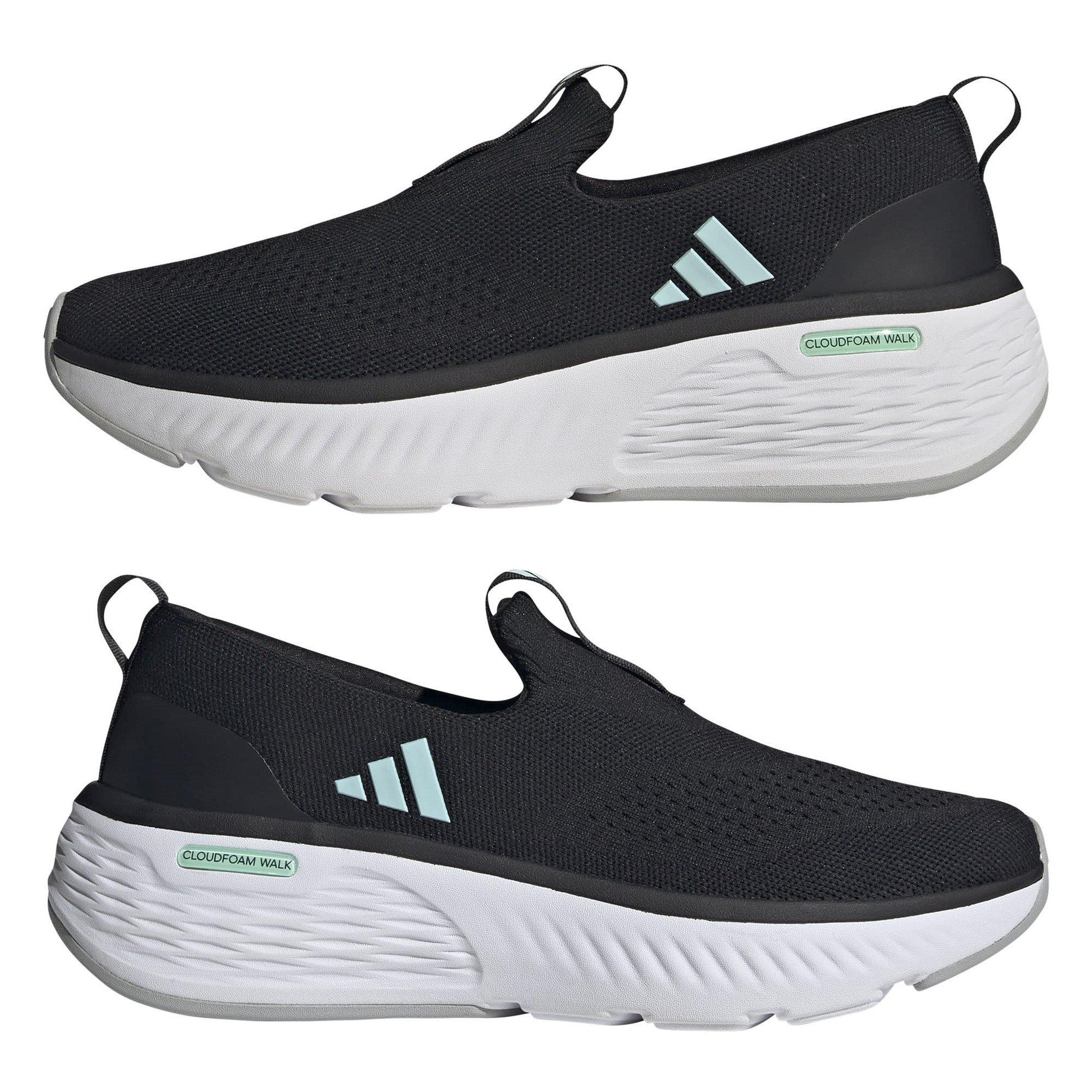 Sort/Aqua - adidas - Cloudfoam Go Lounger Slip On Runners Womens - 9
