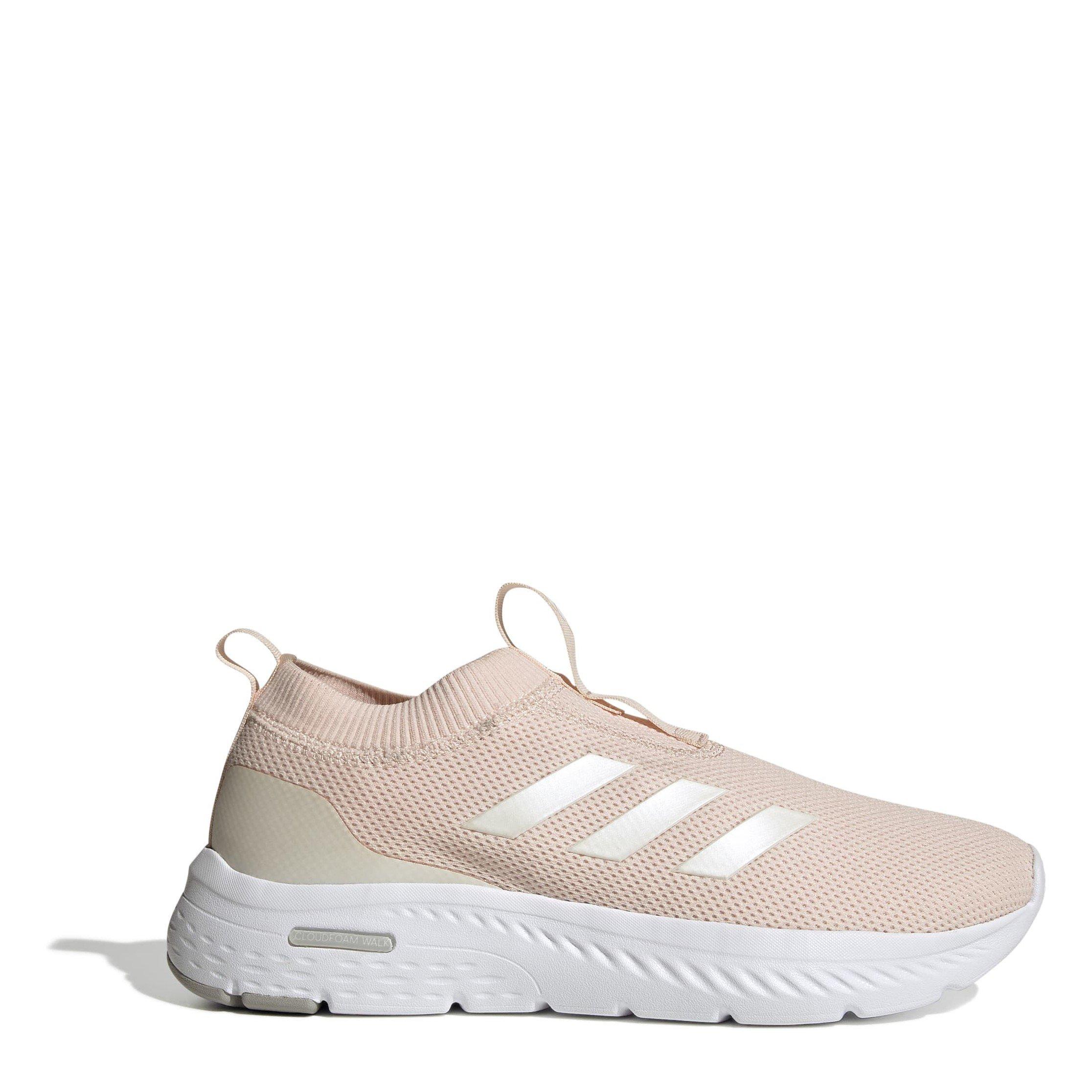 Quartz/Grey - adidas - Cloudfoam Move Sock Slip On Runners Womens - 1