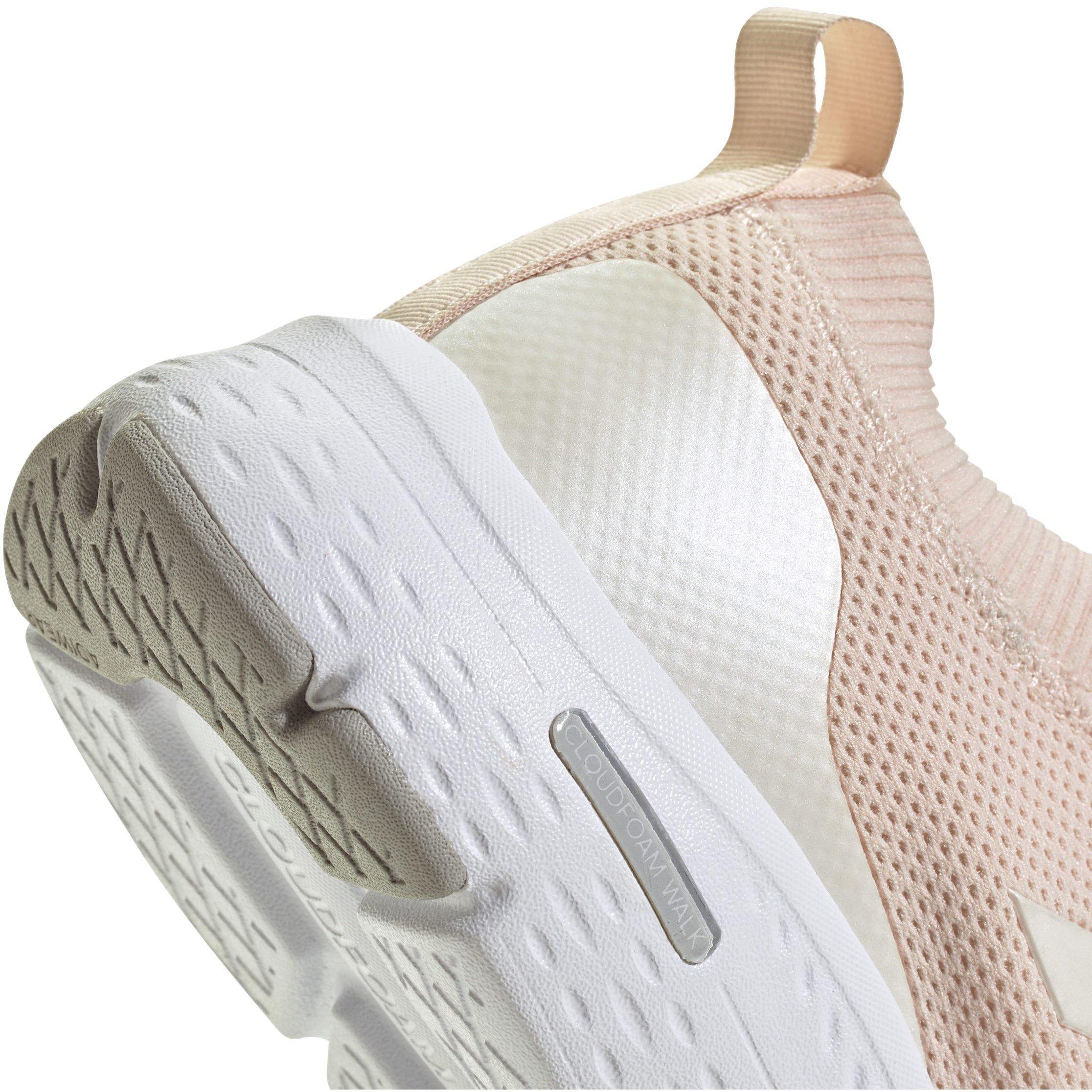 Quartz/Grey - adidas - Cloudfoam Move Sock Slip On Runners Womens - 8