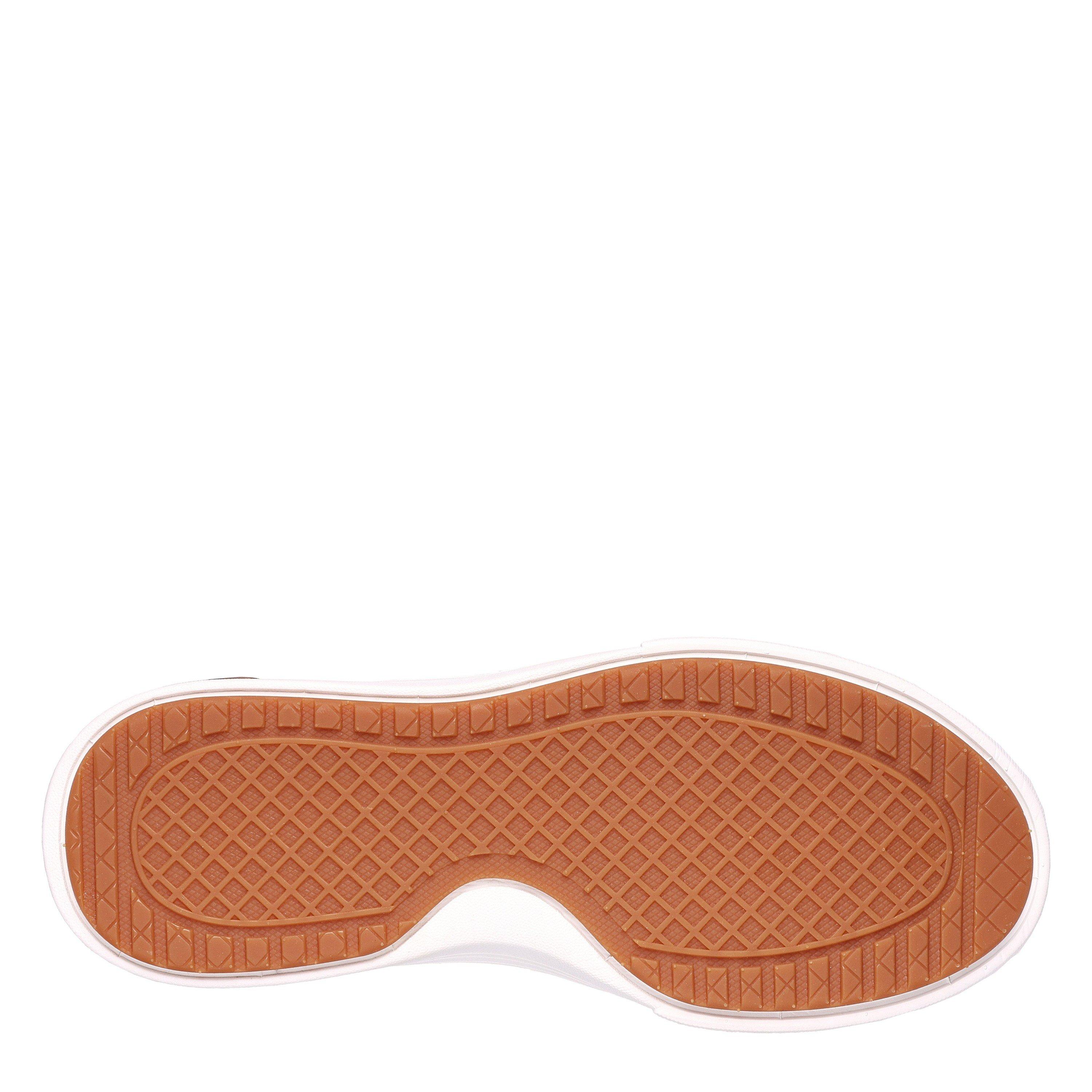 Taupe - Skechers - Arch Fit Arcade-Meet Ya There Canvas Trainers Womens - 6