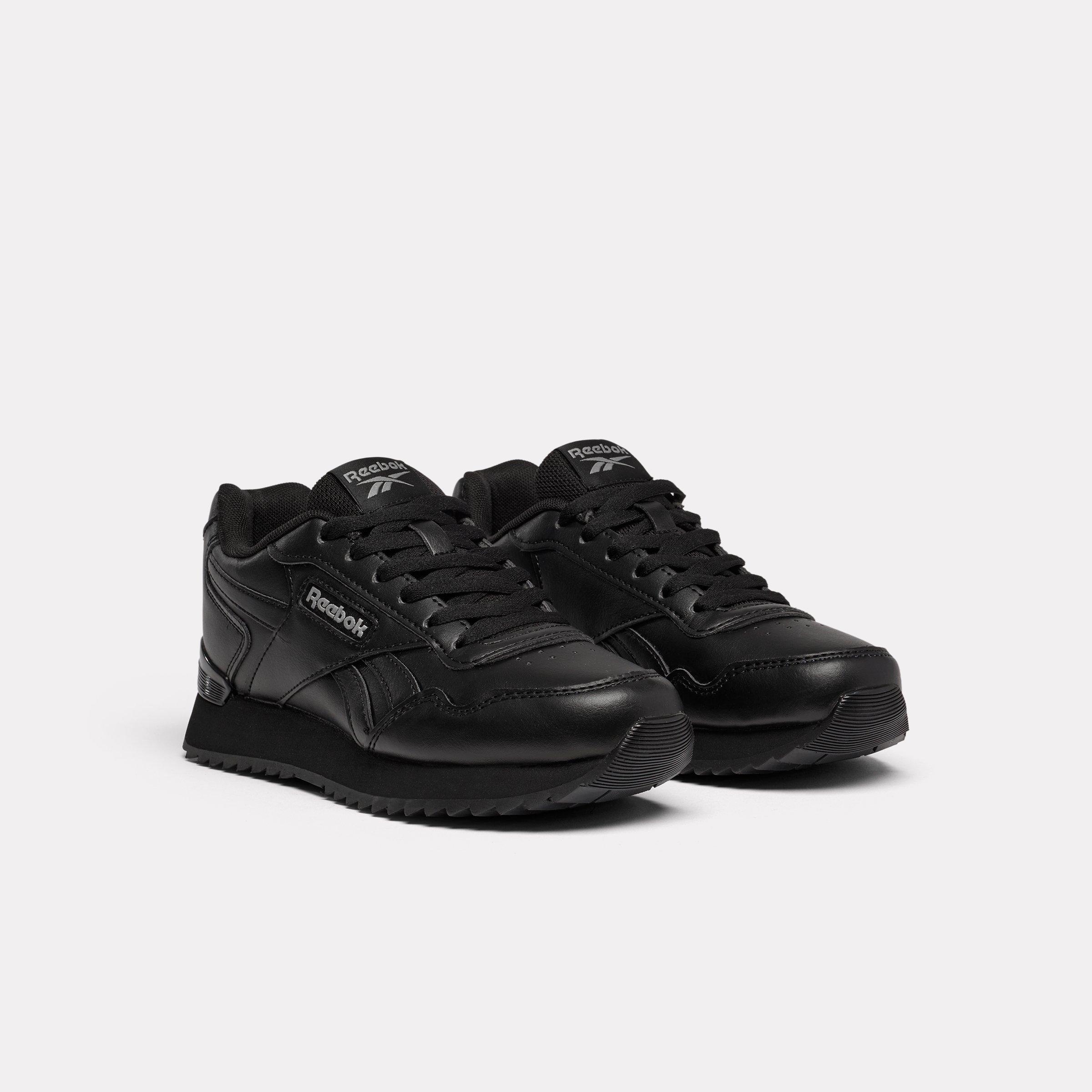 Triple Black - Reebok - Reebok Glide Ripple Clip Ladies Trainers - 3