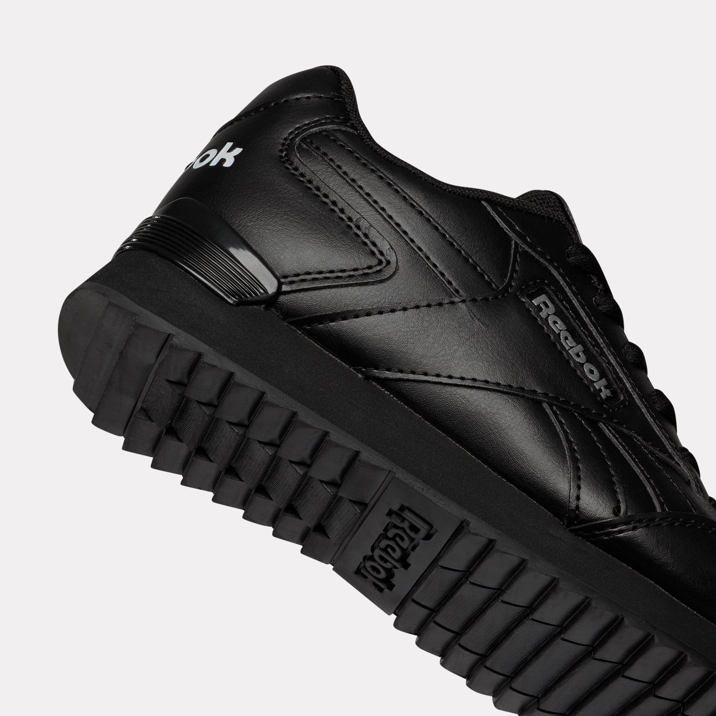 Triple Black - Reebok - Reebok Glide Ripple Clip Ladies Trainers - 4