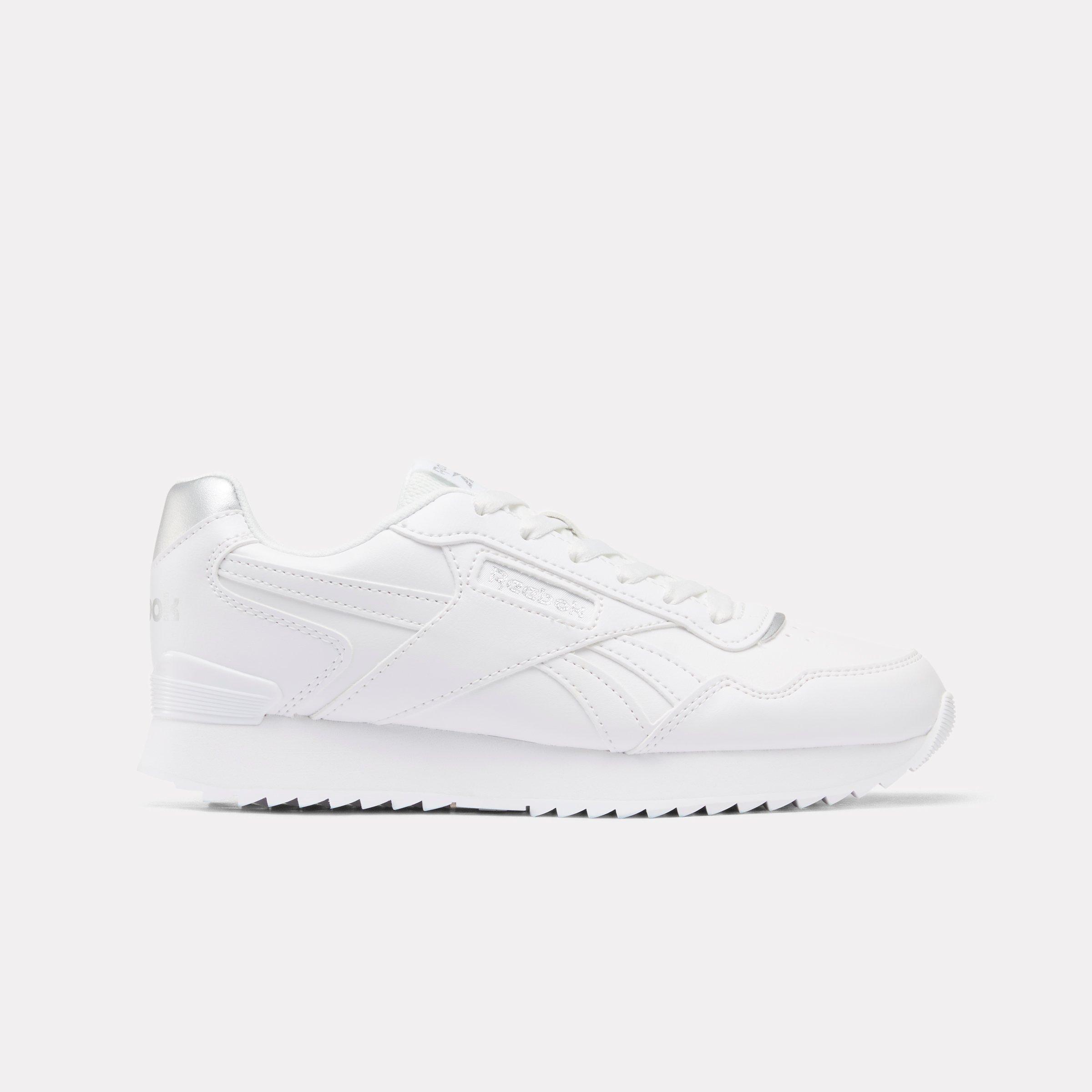 White/Silver - Reebok - Reebok Glide Ripple Clip Ladies Trainers - 1