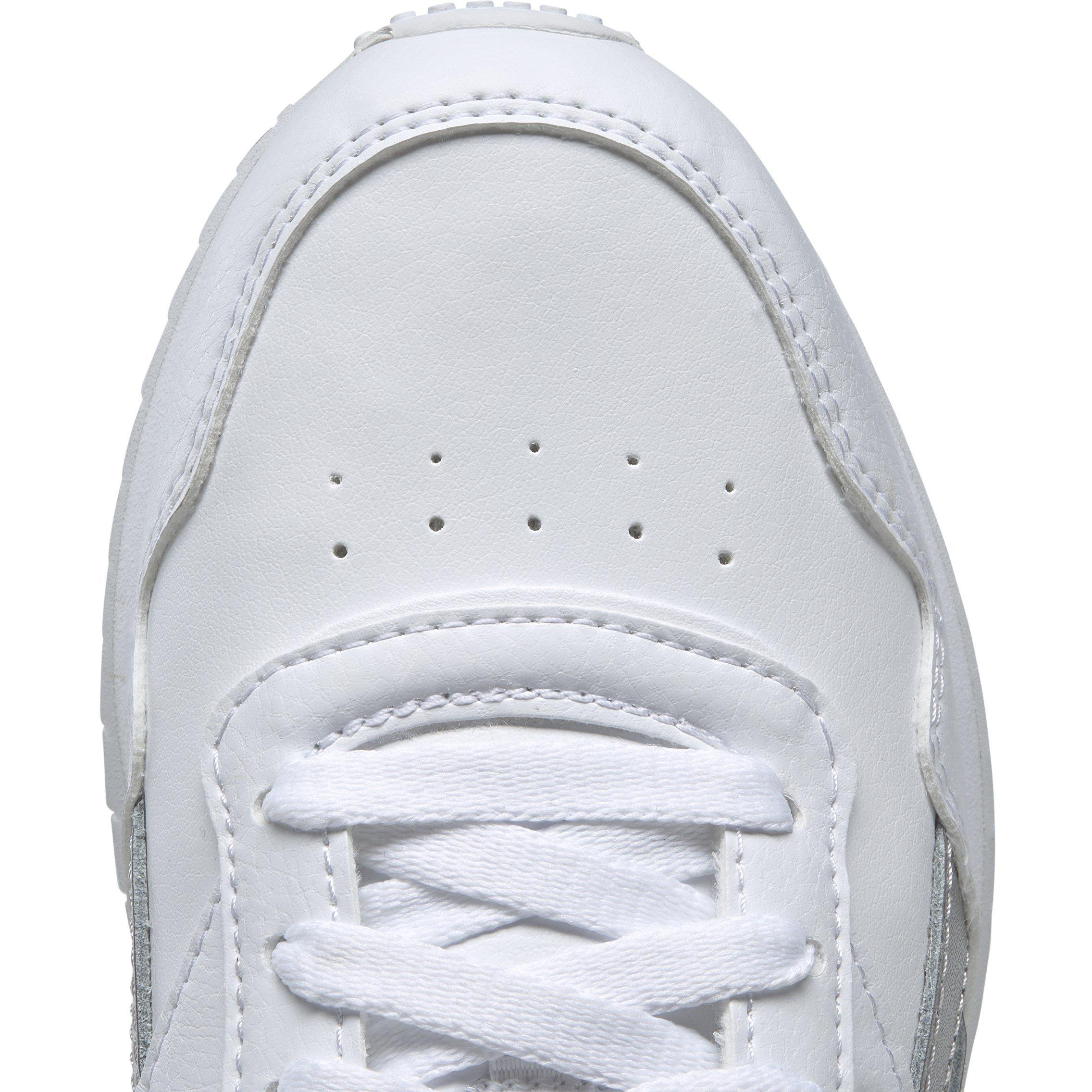 Wit/Zilver - Reebok - Royal Glide Ripple Clip Ladies Trainers - 7