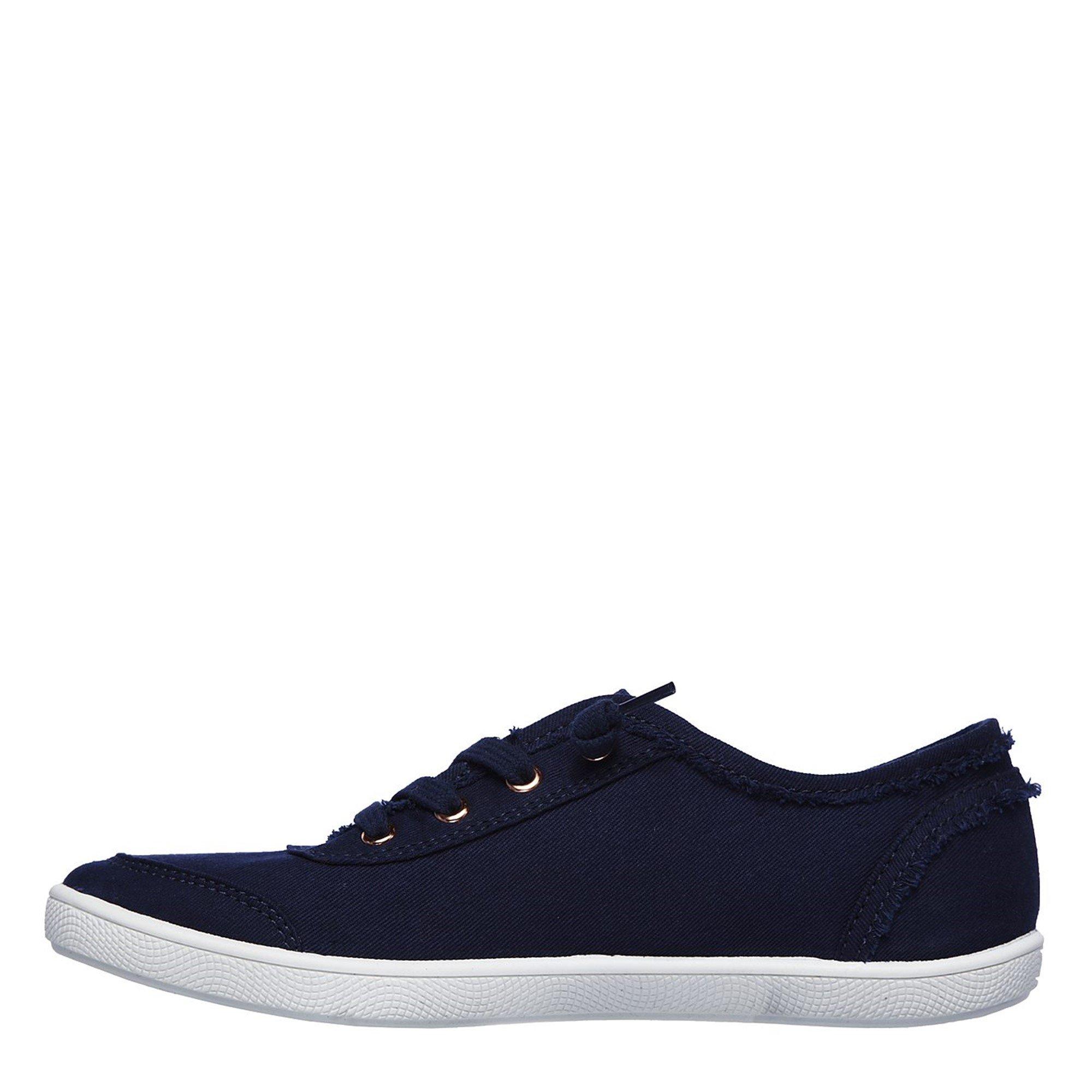 Navy - Skechers - Bobs B Cute Canvas Trainers - 2