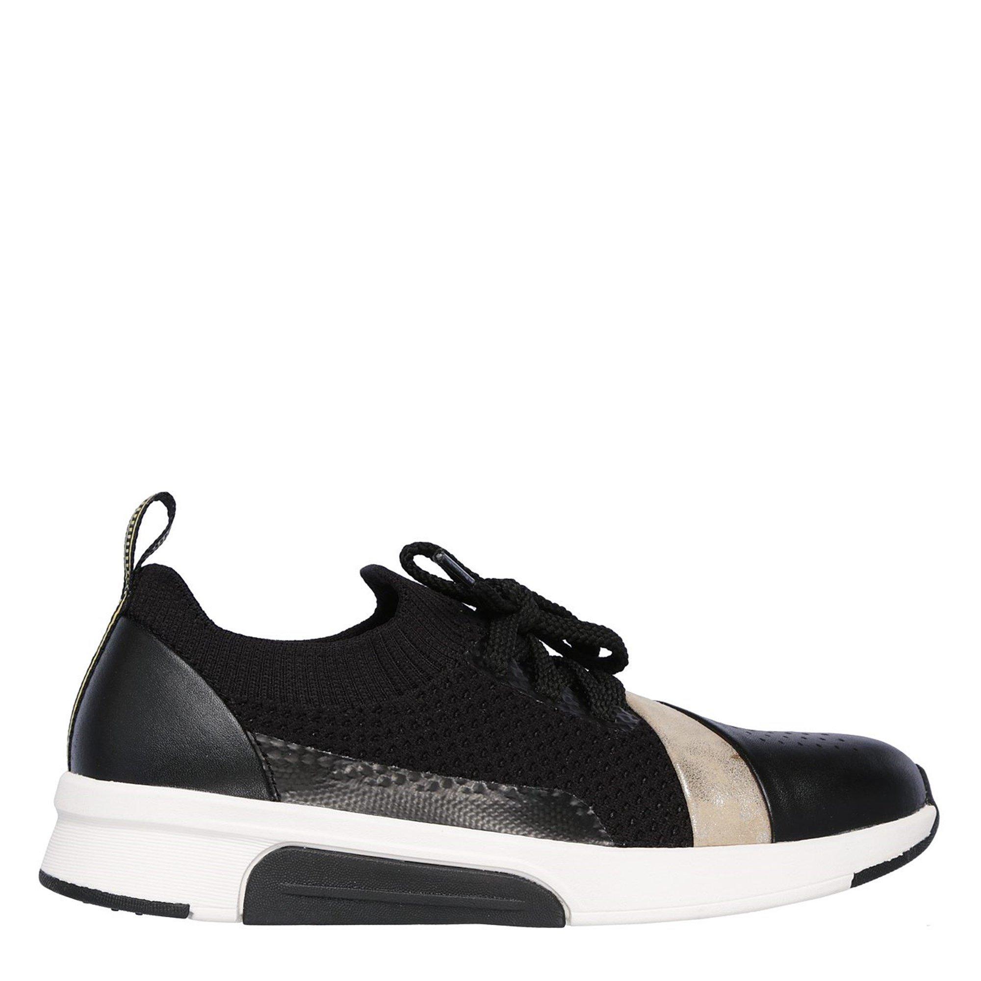 Black/Gold - Skechers - Women's Modern Jogger Low-Top Trainers - 1