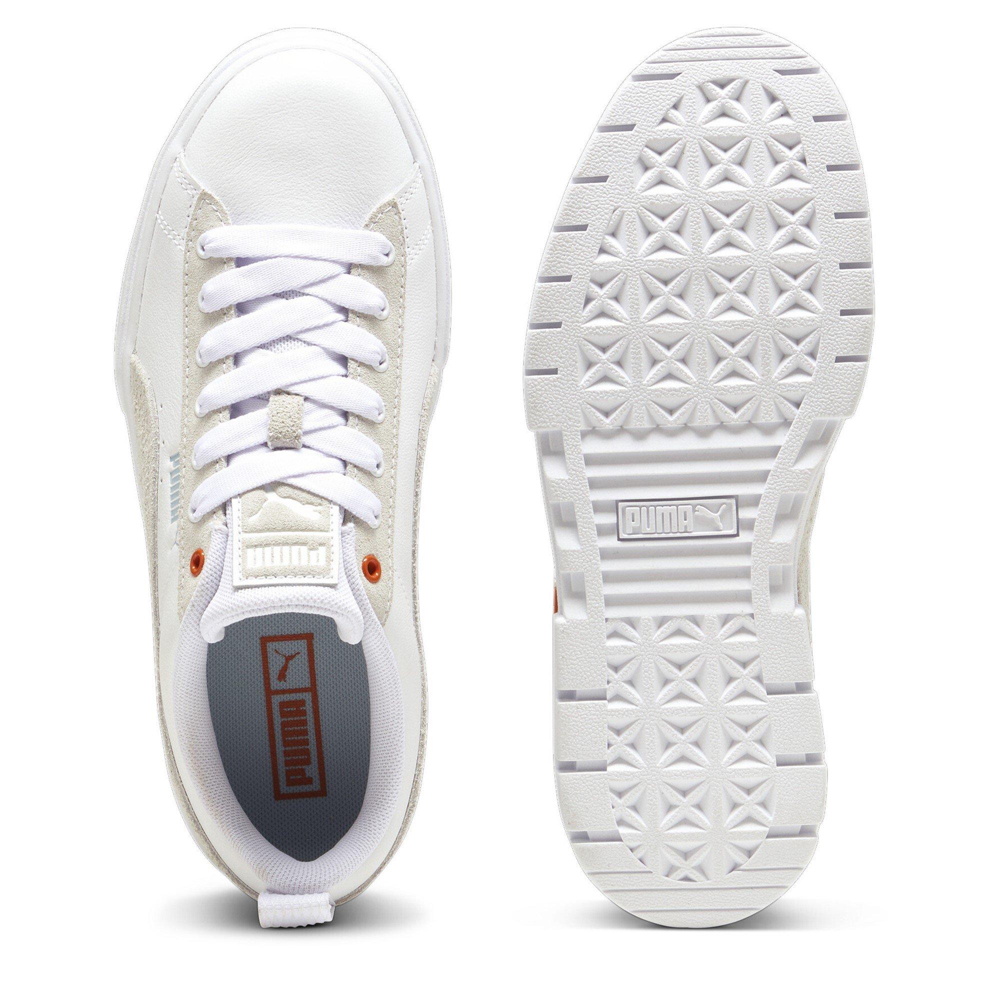 Wht/Maple Syrup - Puma - Mayze Mix Womens Shoes - 4