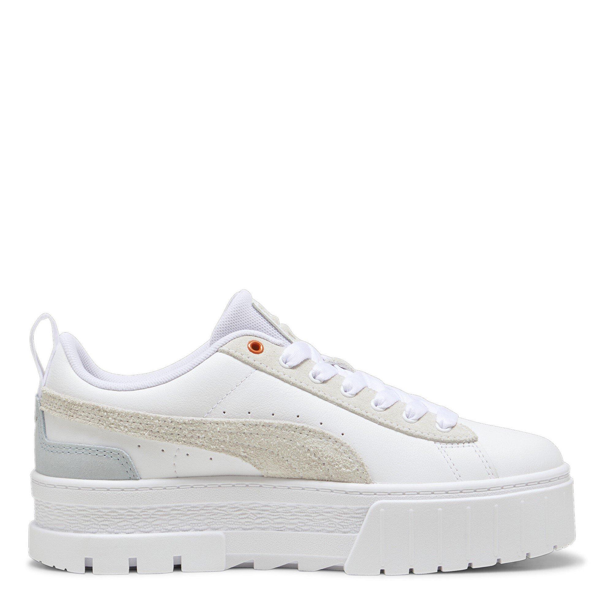 Wht/Maple Syrup - Puma - Mayze Mix Womens Shoes - 5