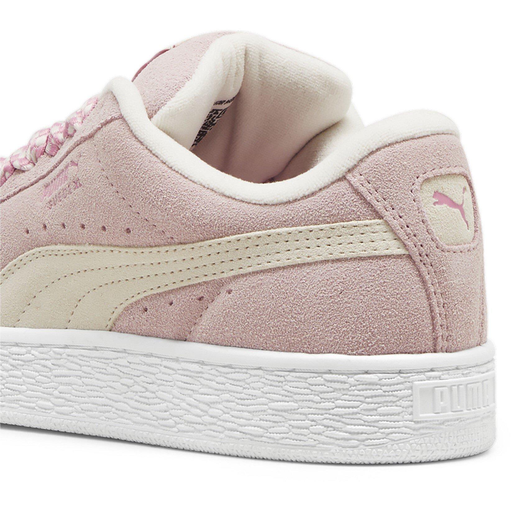 Mauve-White - Puma - Suede XL Lace Trainers Womens - 6