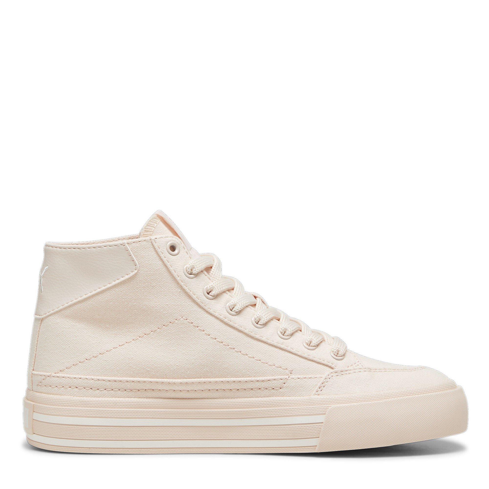 Island Pink-Wht - Puma - PUMA Court Classic Vulc Womens Mid Shoes - 4