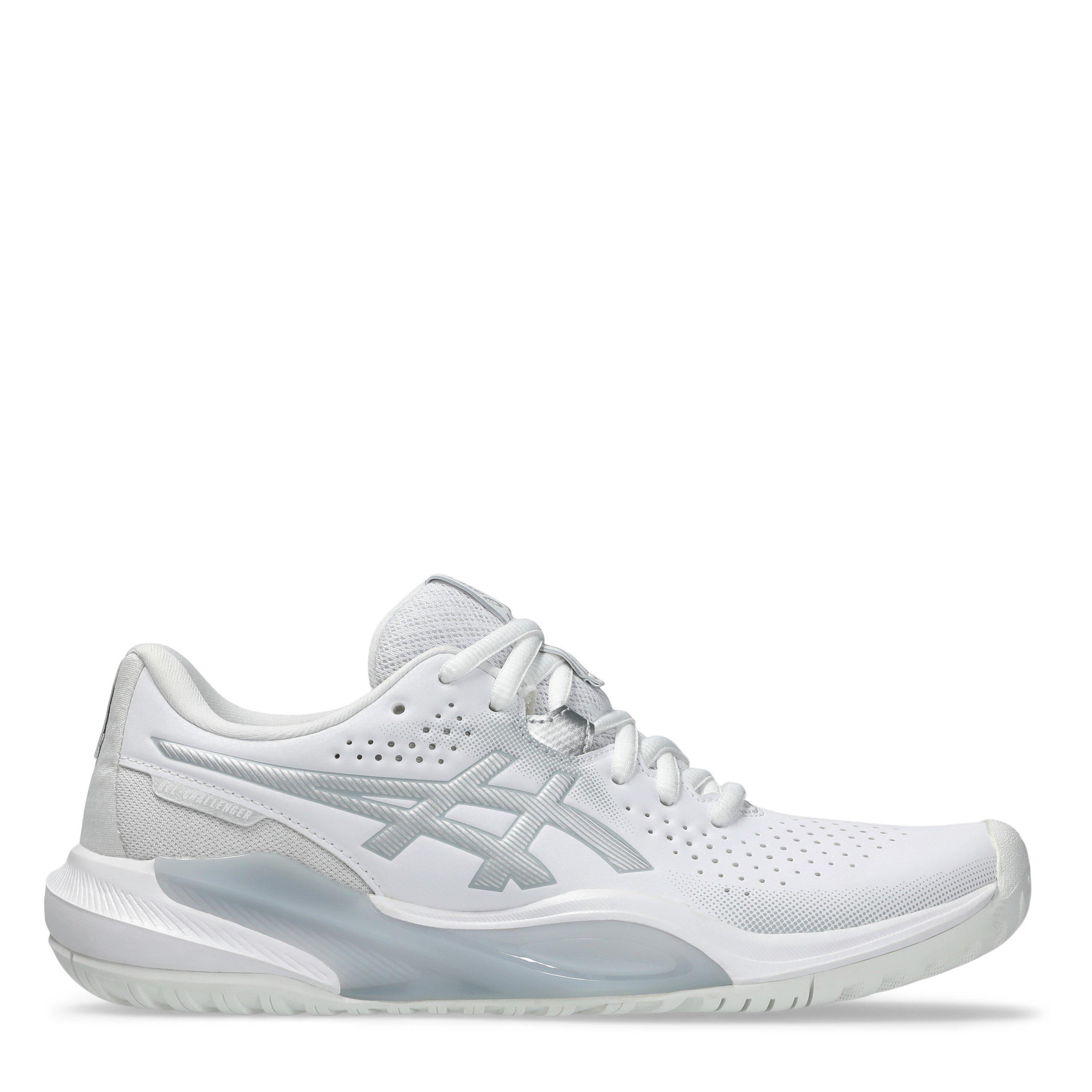 White/Silver - Asics - Gel-Challenger 15 Tennis Shoes Womens - 1