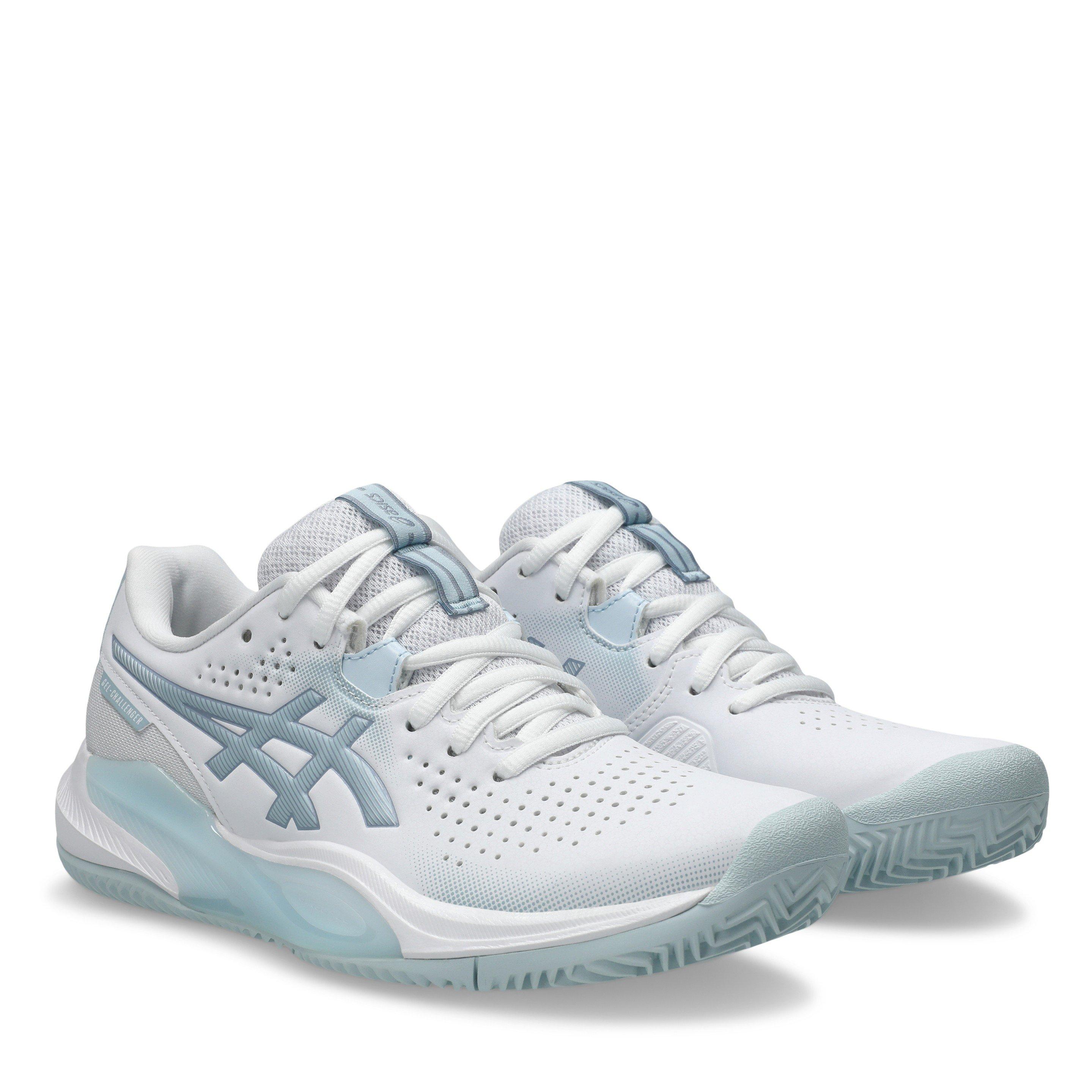 Blanc/Rose - Asics - Asics Gel-Challenger 15 Clay Tennis Shoes Womens - 4