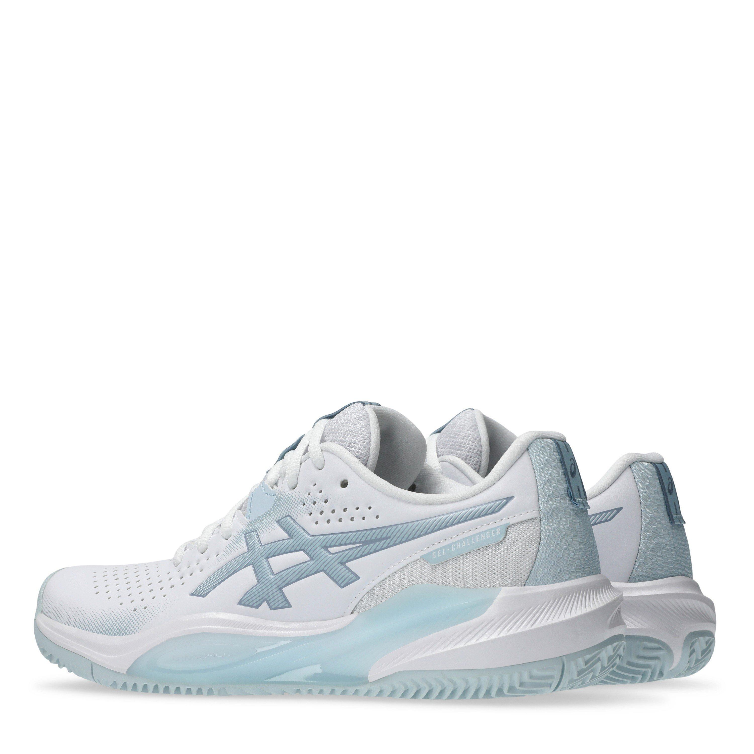 Blanc/Rose - Asics - Asics Gel-Challenger 15 Clay Tennis Shoes Womens - 5