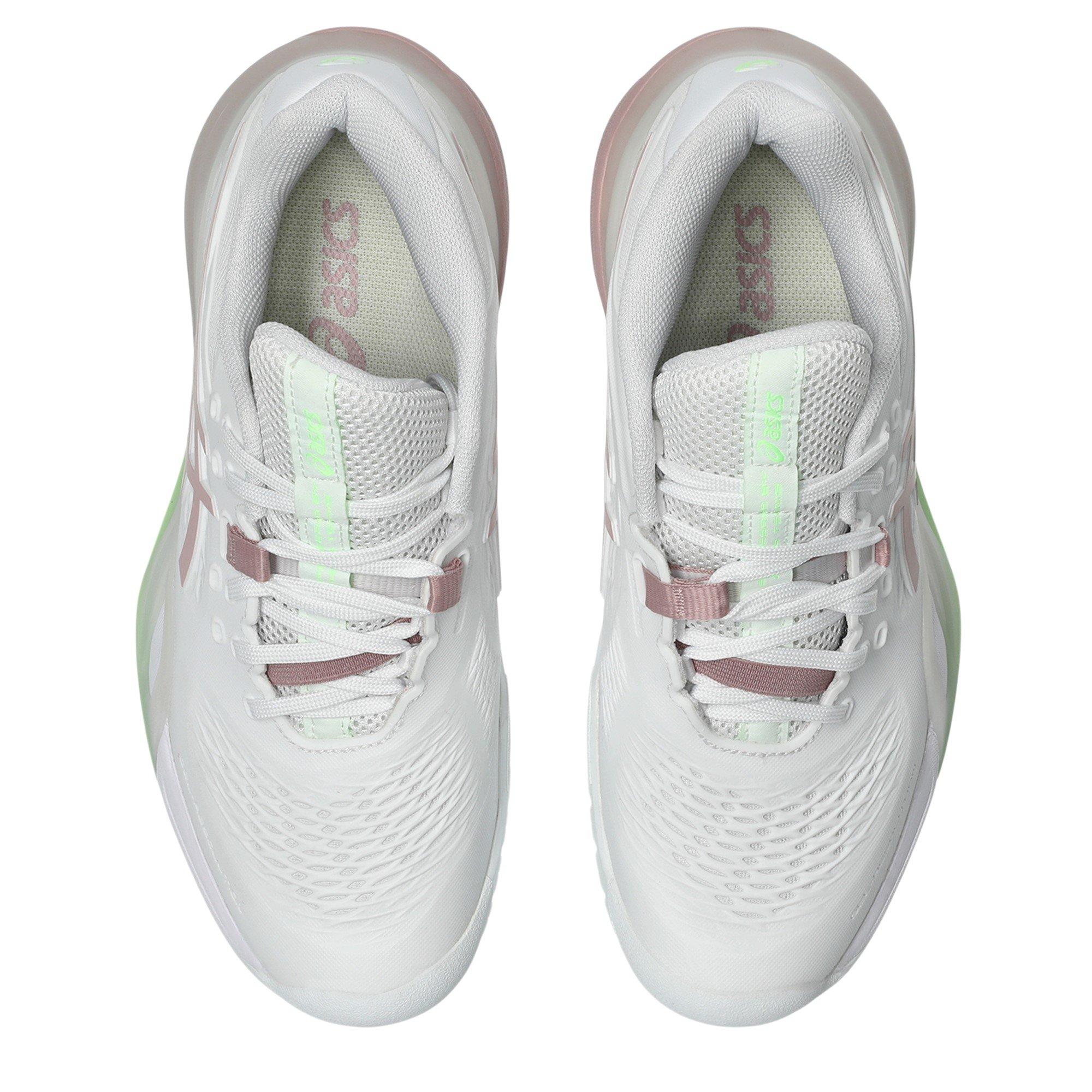 White/Morga - Asics - Gel-Resolution X Tennis Shoes Womens - 6