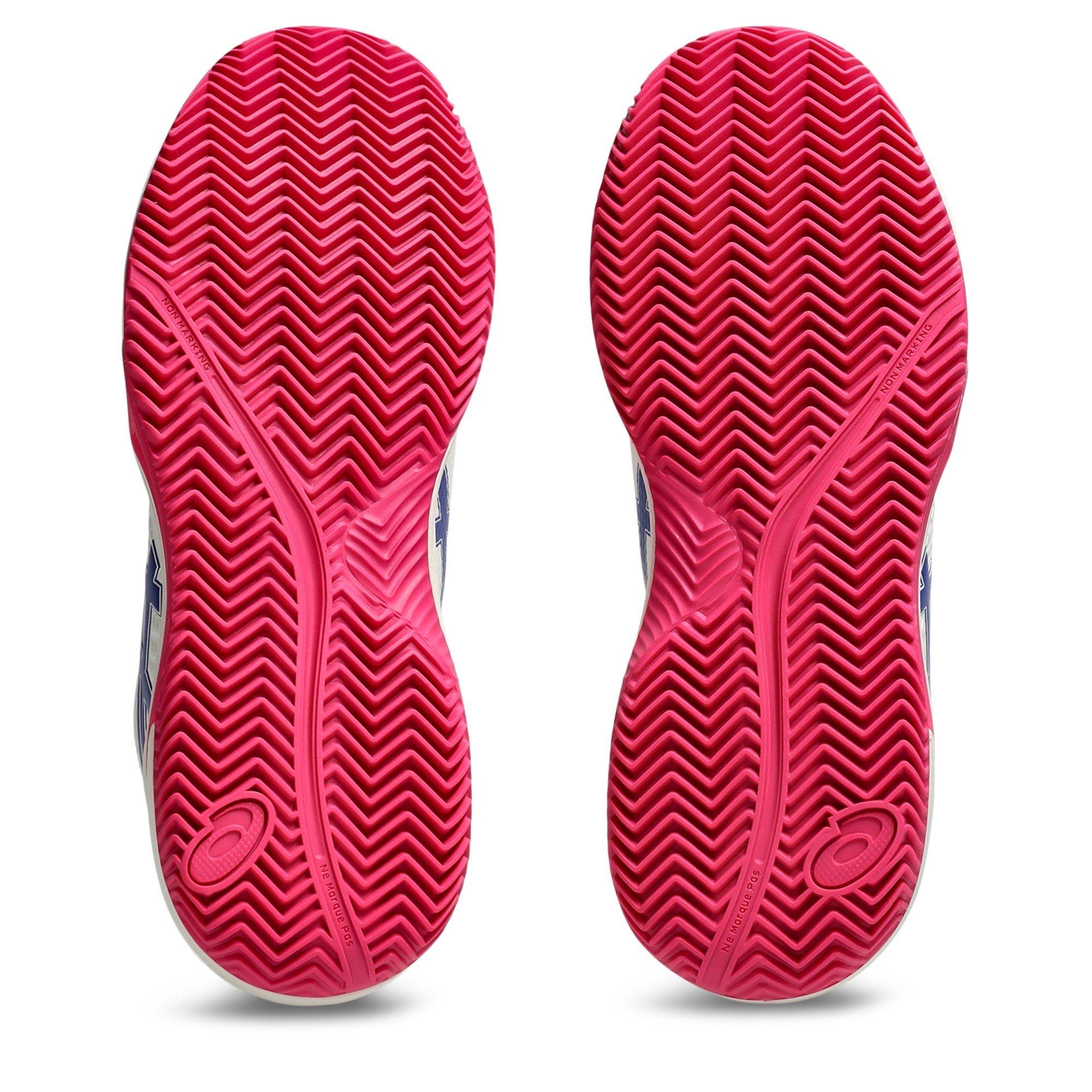 Crm/Dk Cobalt - Asics - Gel Dedicate Clay Tennis Shoes - 3