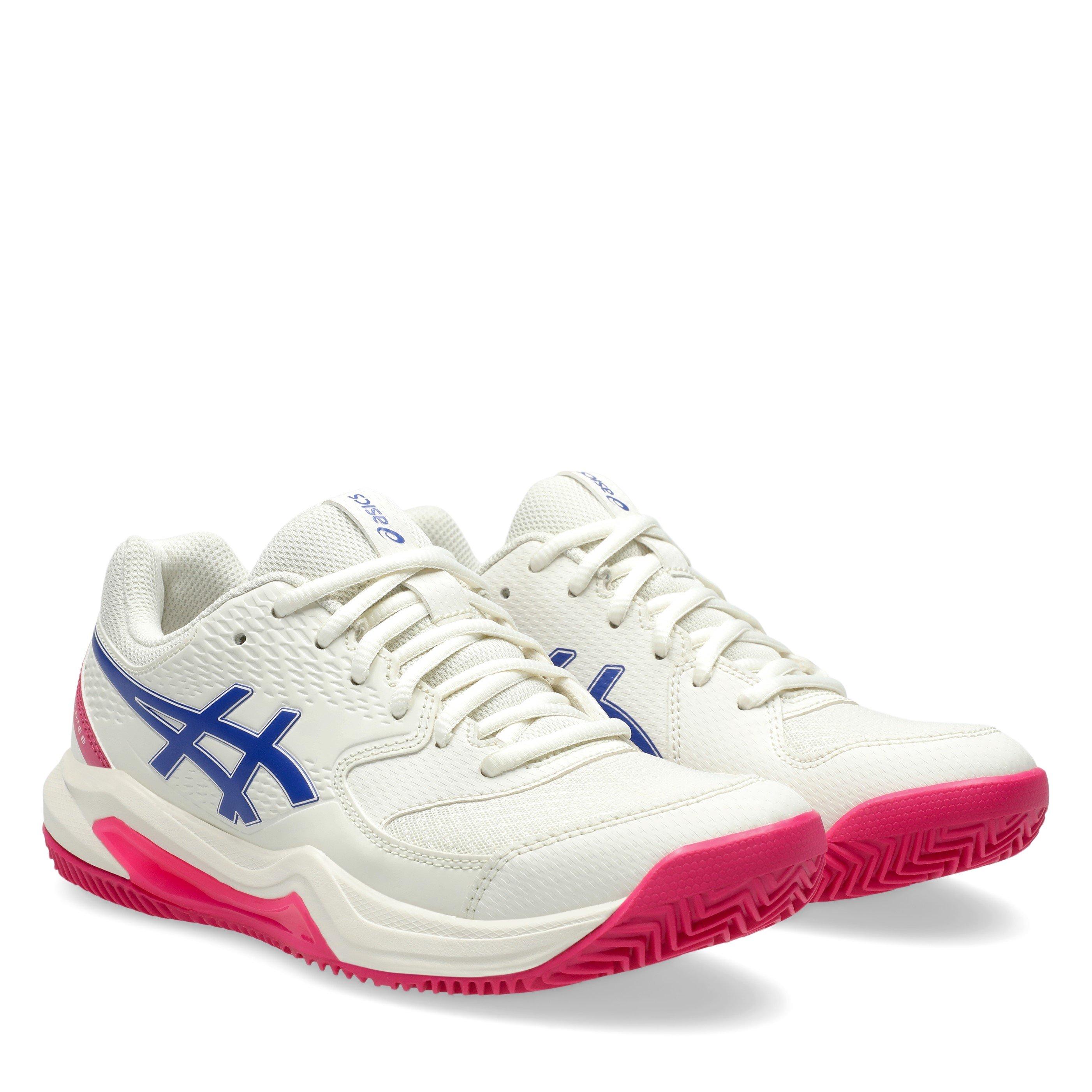 Crm/Dk Cobalt - Asics - Gel Dedicate Clay Tennis Shoes - 4