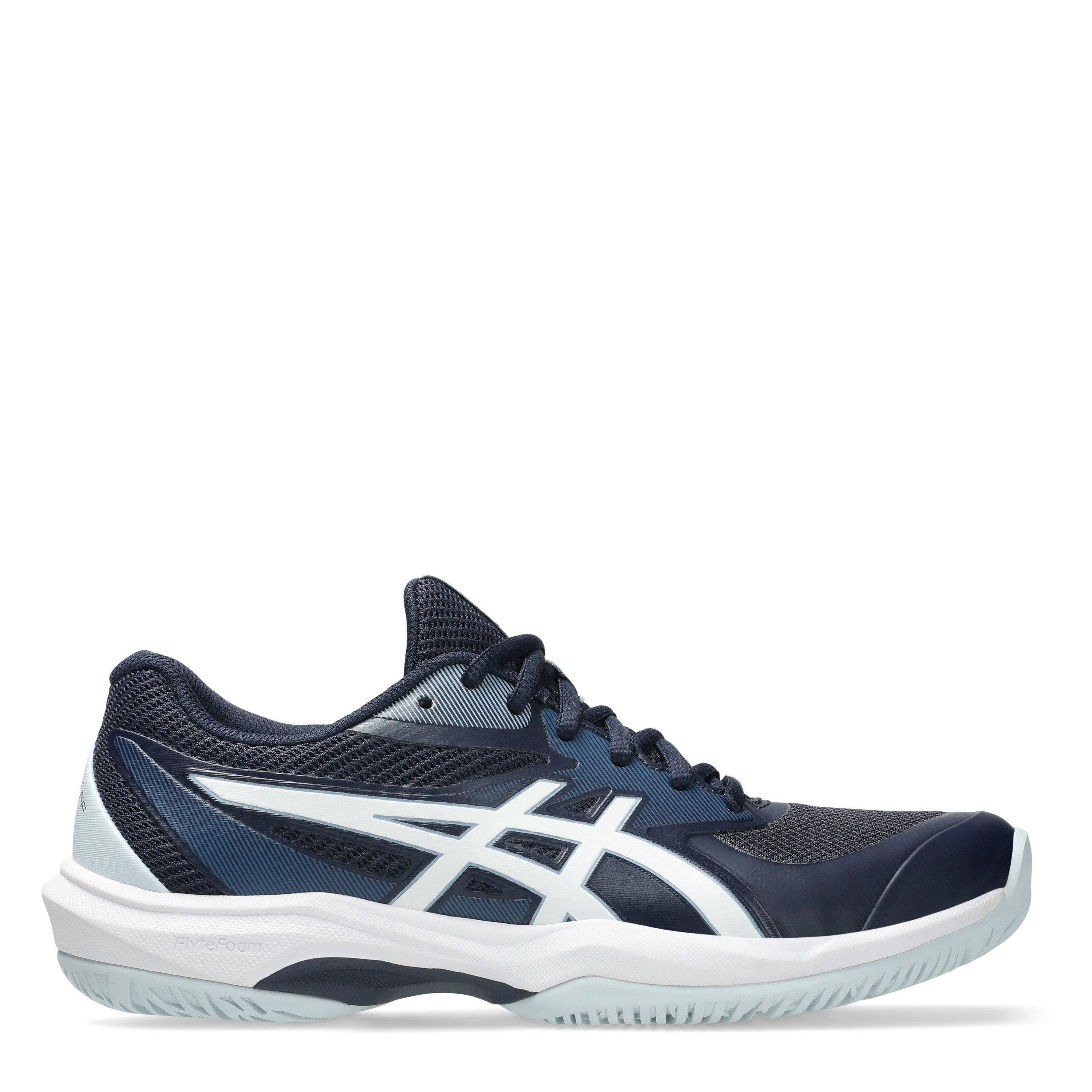 Asics Women's Game Tennis Shoes - Midnight/White - 6 (39.5)