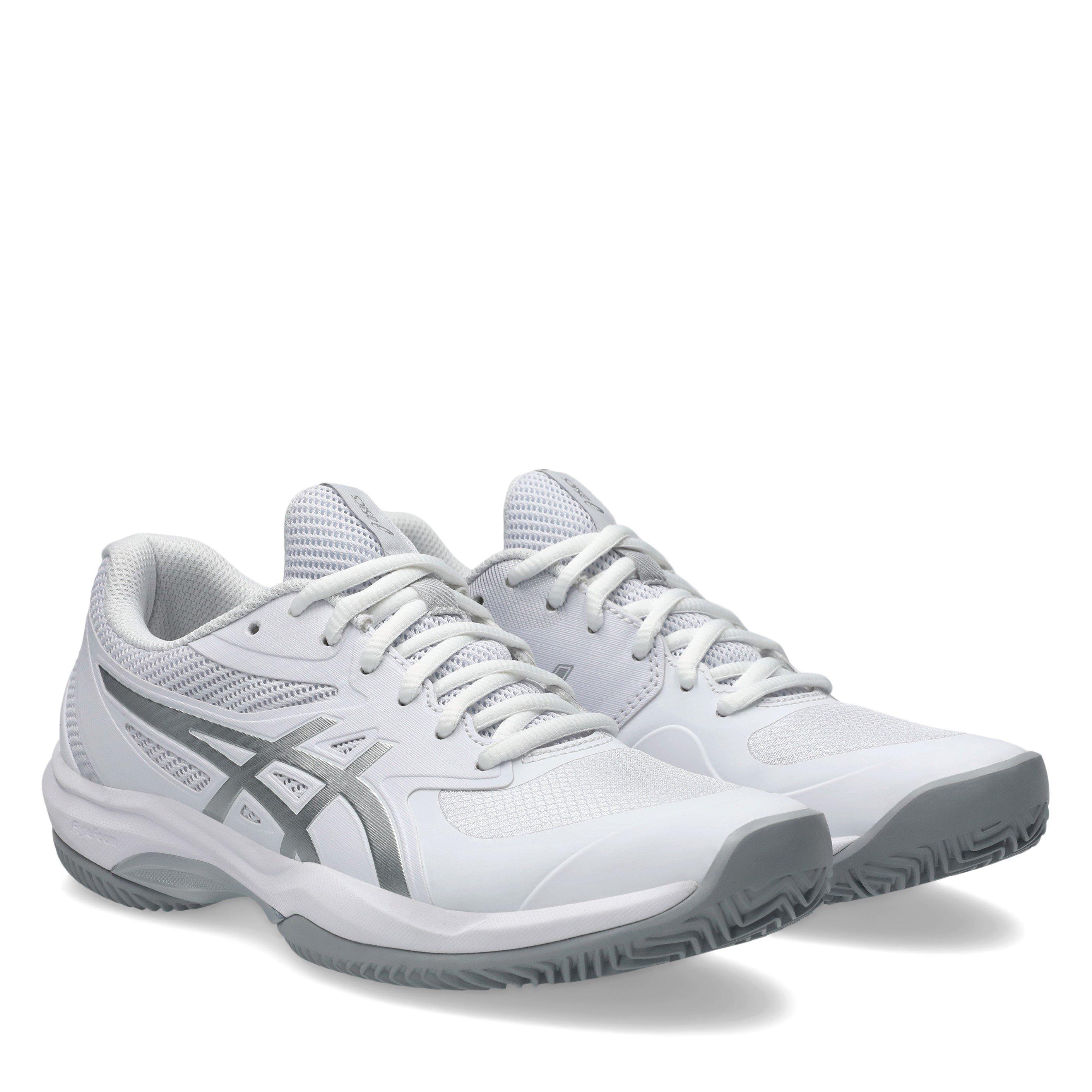 Wht/Pure Silv - Asics - Game Clay Tennis Shoes - 4