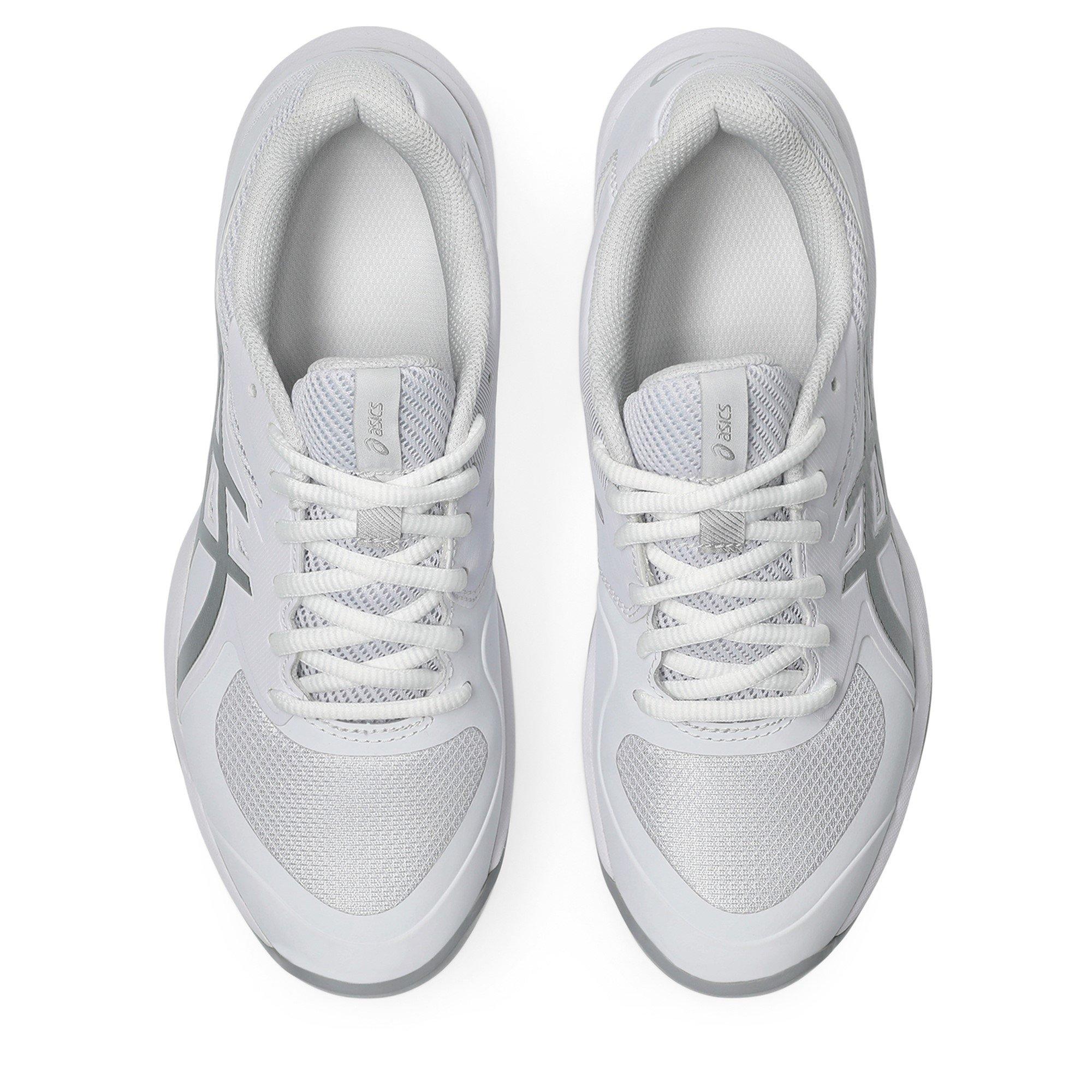 Wht/Pure Silv - Asics - Game Clay Tennis Shoes - 6