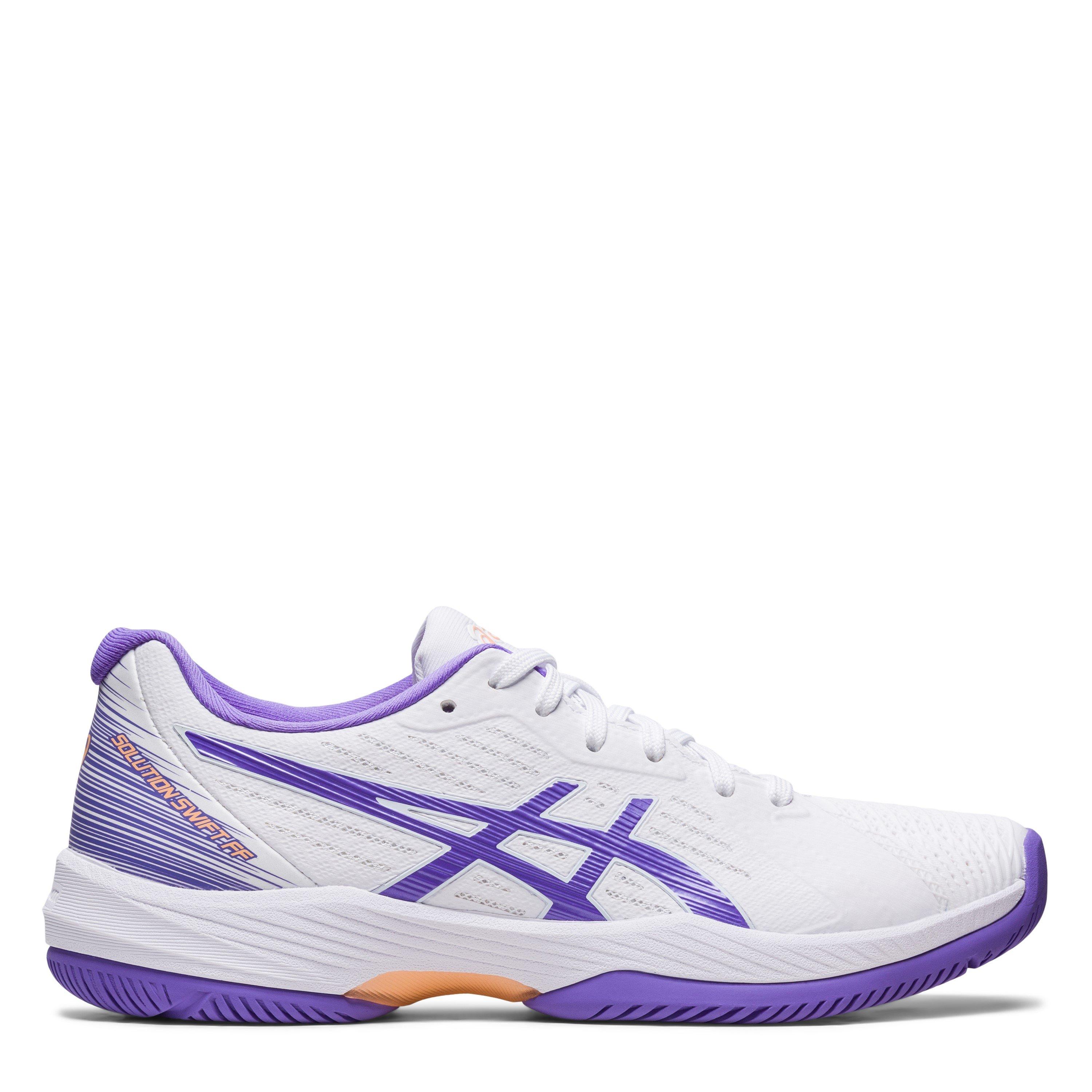 yst

Wit/Amethist - Asics - Solution Swift FF Womens Tennis Shoes - 1