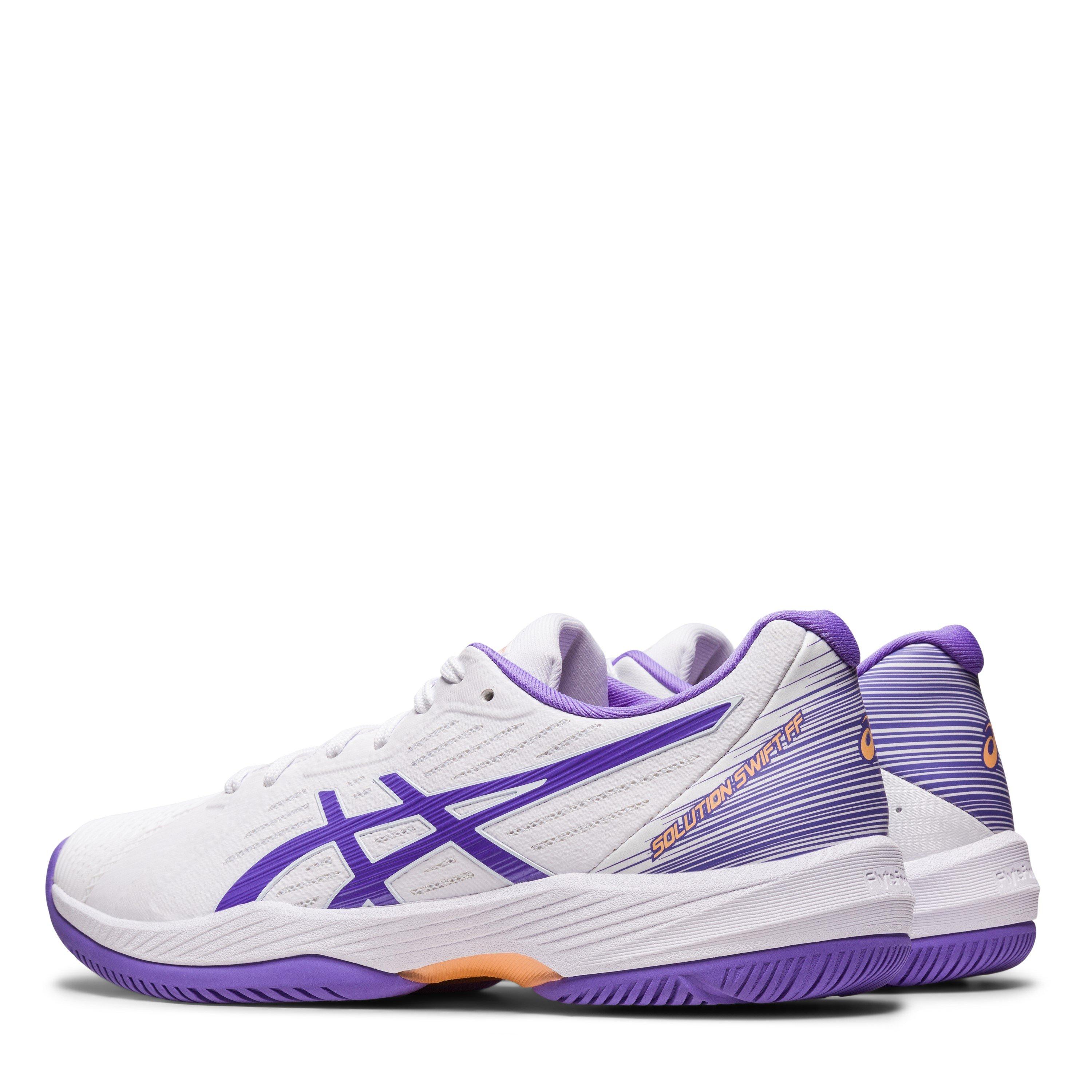yst

Wit/Amethist - Asics - Solution Swift FF Womens Tennis Shoes - 5