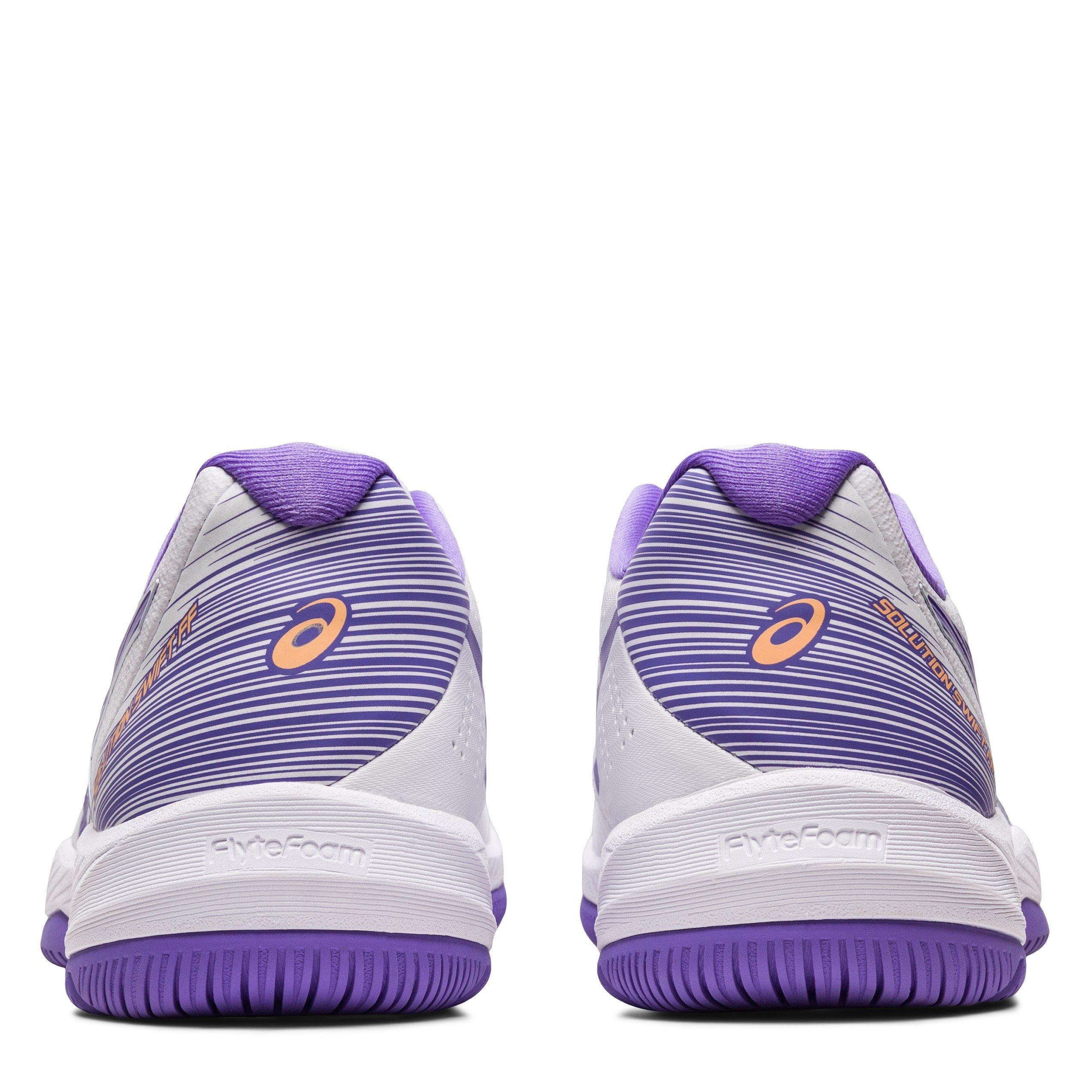 yst

Wit/Amethist - Asics - Solution Swift FF Womens Tennis Shoes - 7
