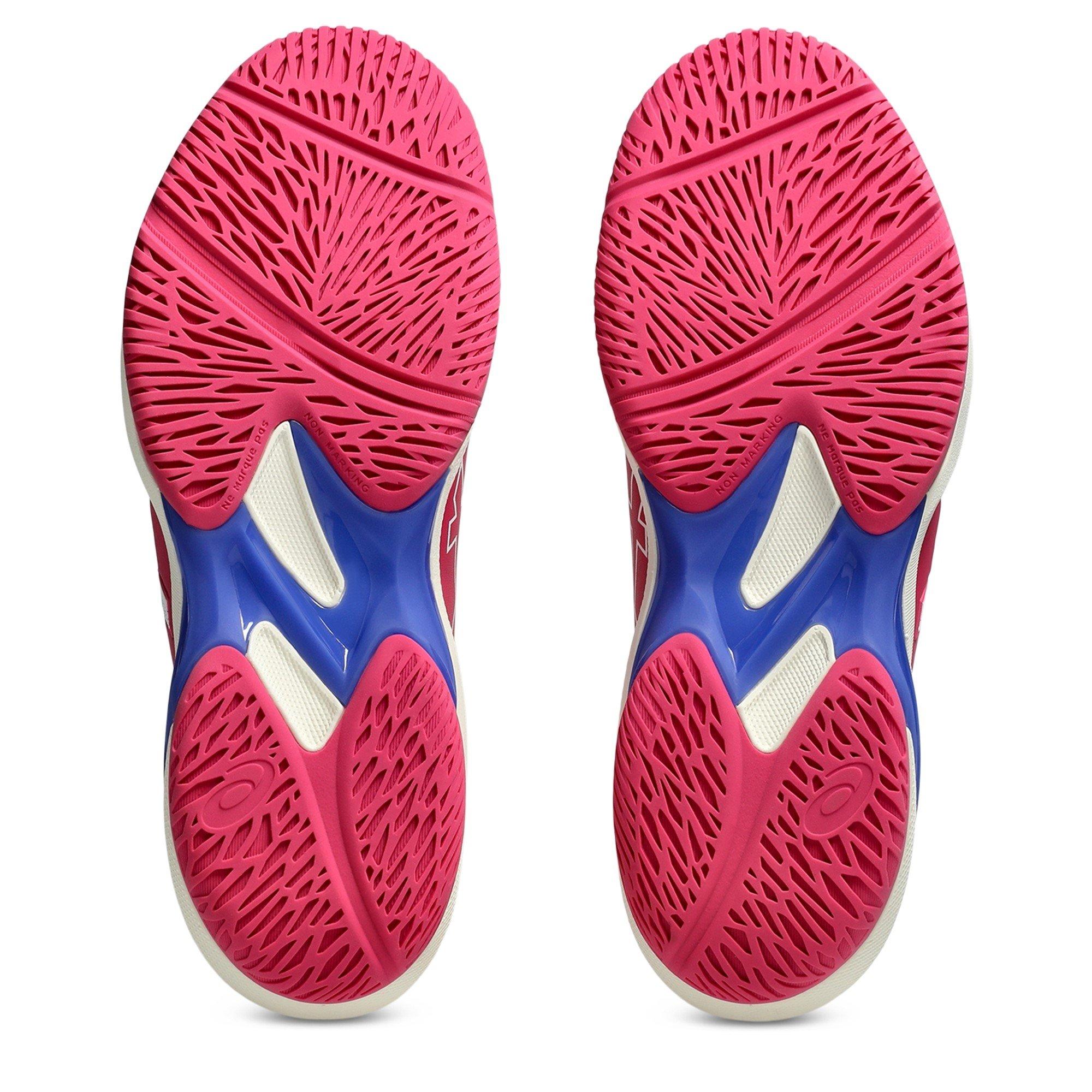 Br Rose/Dk Cblt - Asics - Solution Swift Tennis Shoes - 3