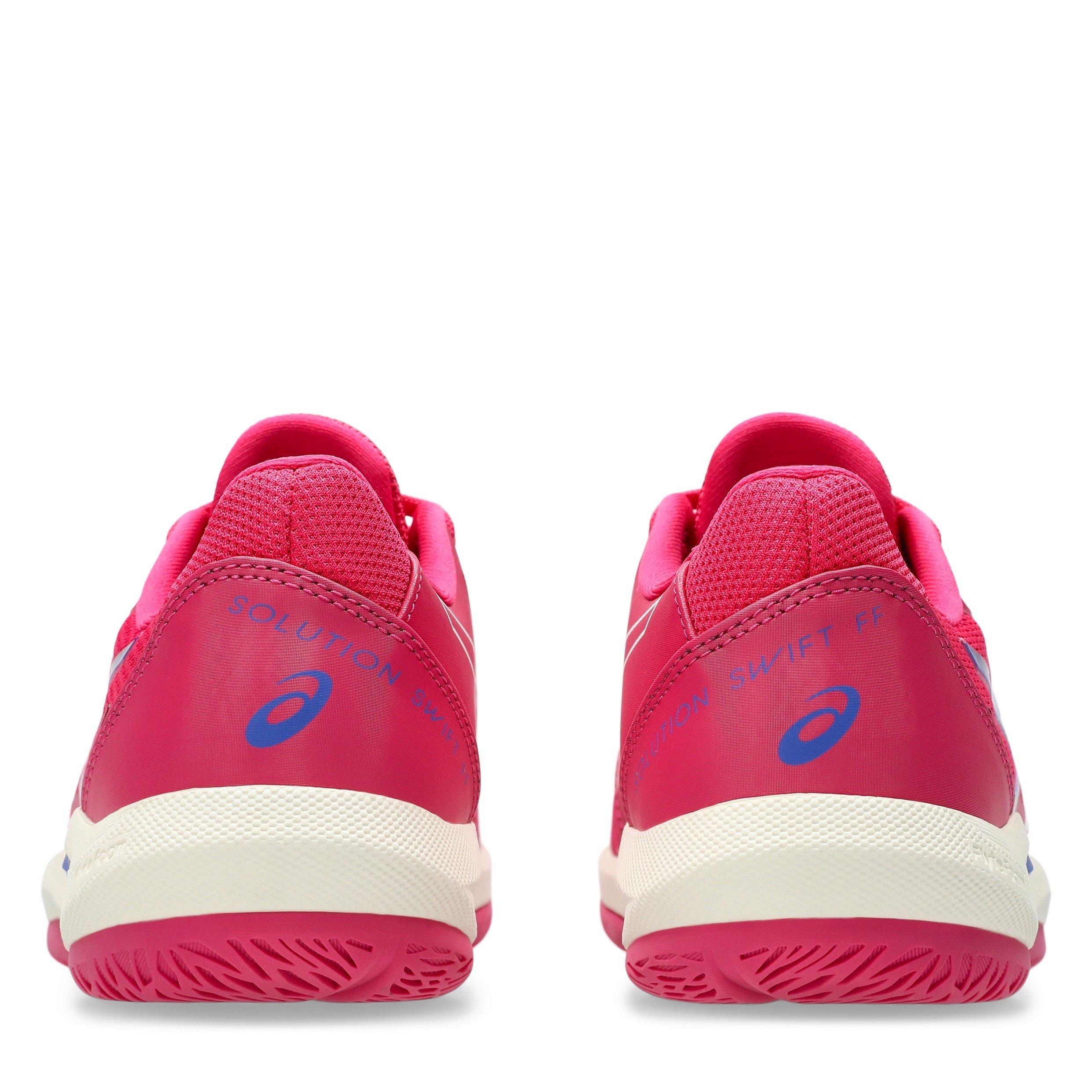 Br Rose/Dk Cblt - Asics - Solution Swift Tennis Shoes - 7
