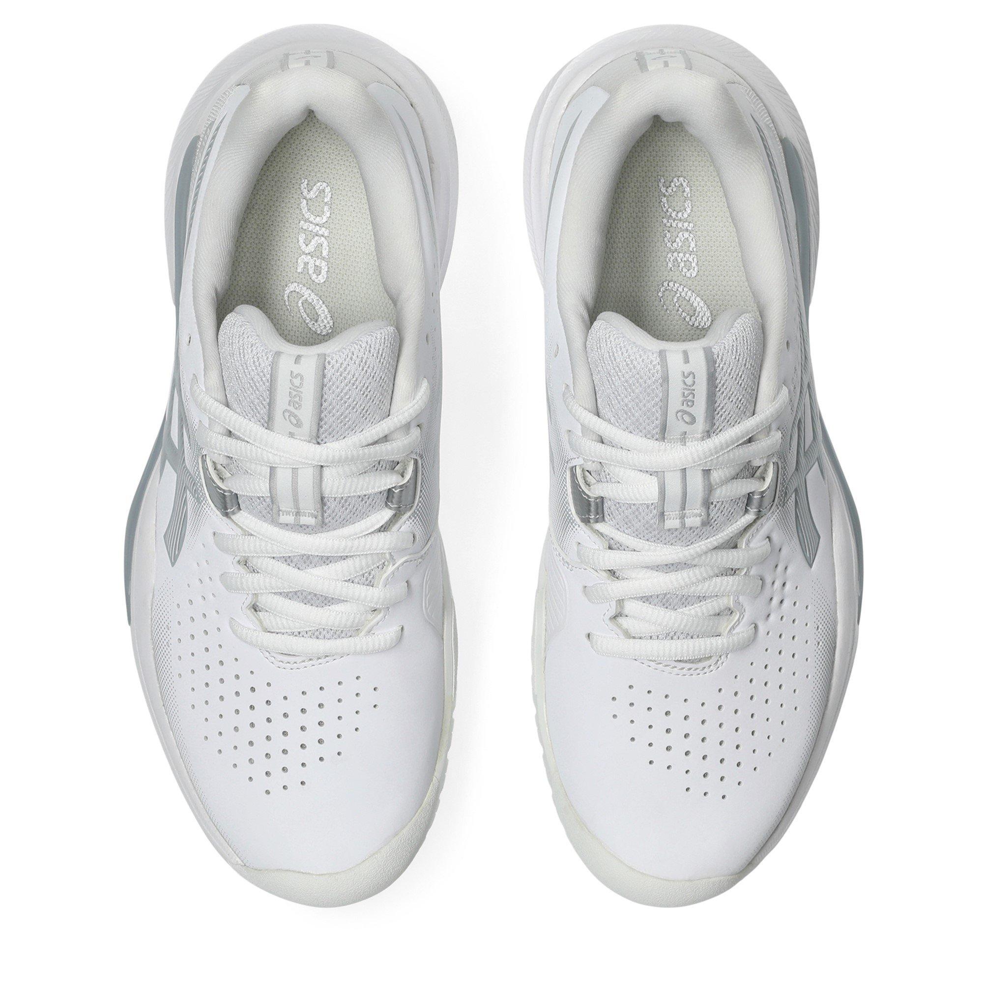 White/Siver - Asics - Gel-Challenger 15 Tennis Shoes Womens - 6