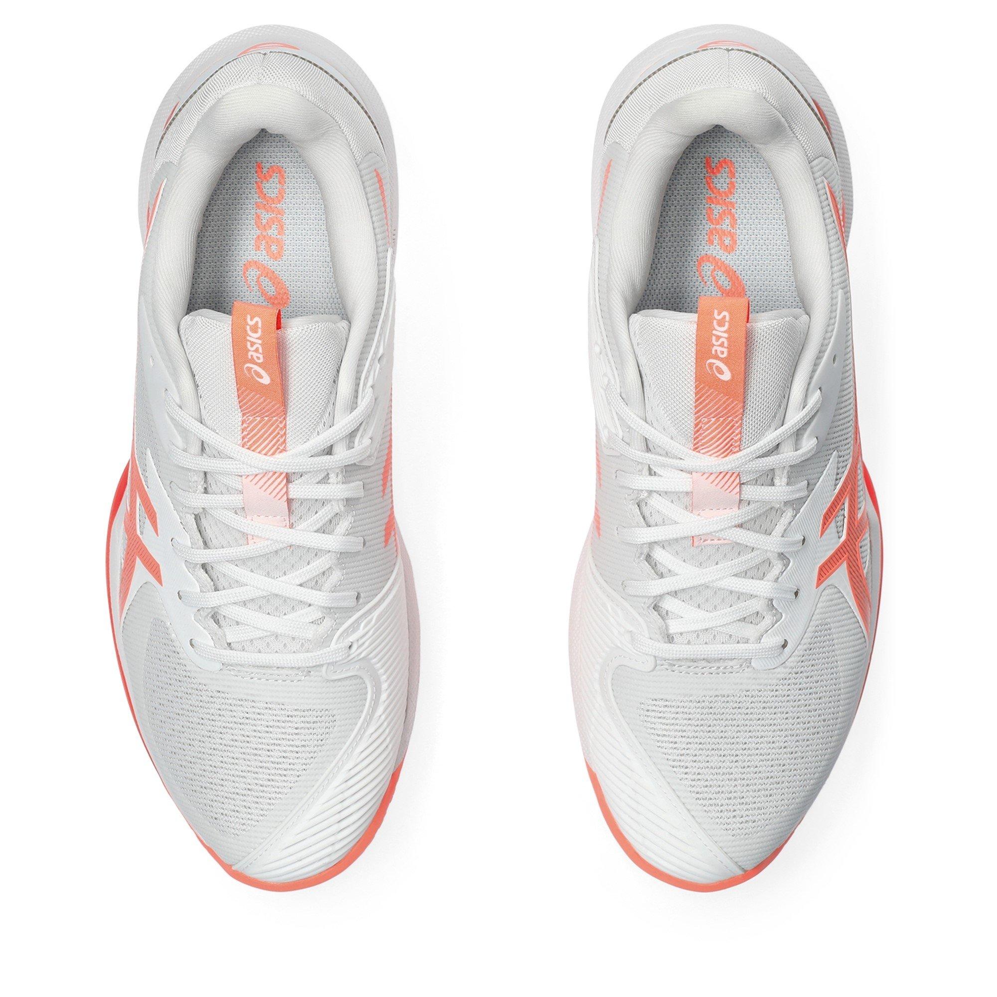 Branco/Coral - Asics - Solution Swift  FF 3 Womens Tennis Shoes - 6