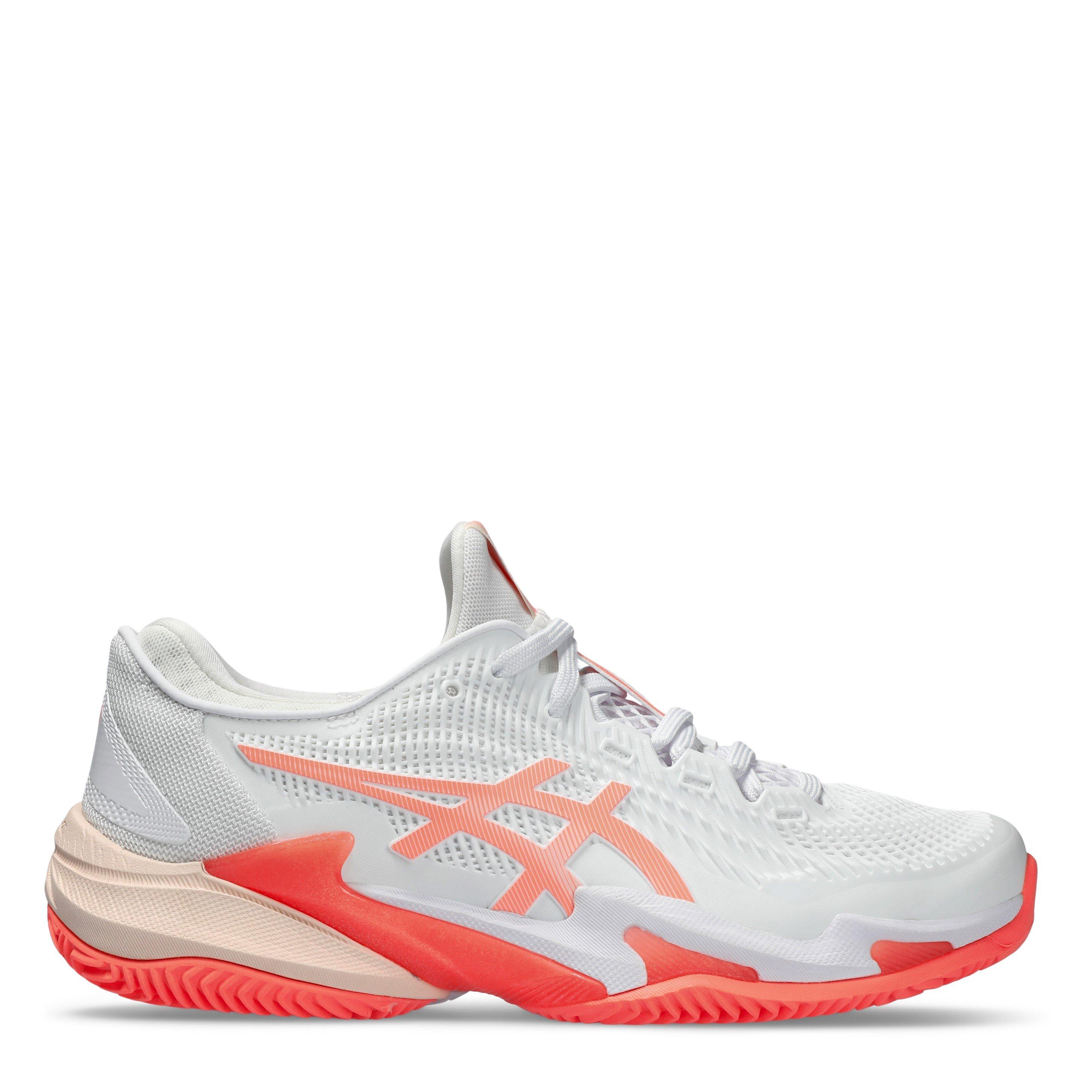 Bijela/Sun Coral - Asics - Court Ff 3 Clay Tennis Shoes Womens - 1
