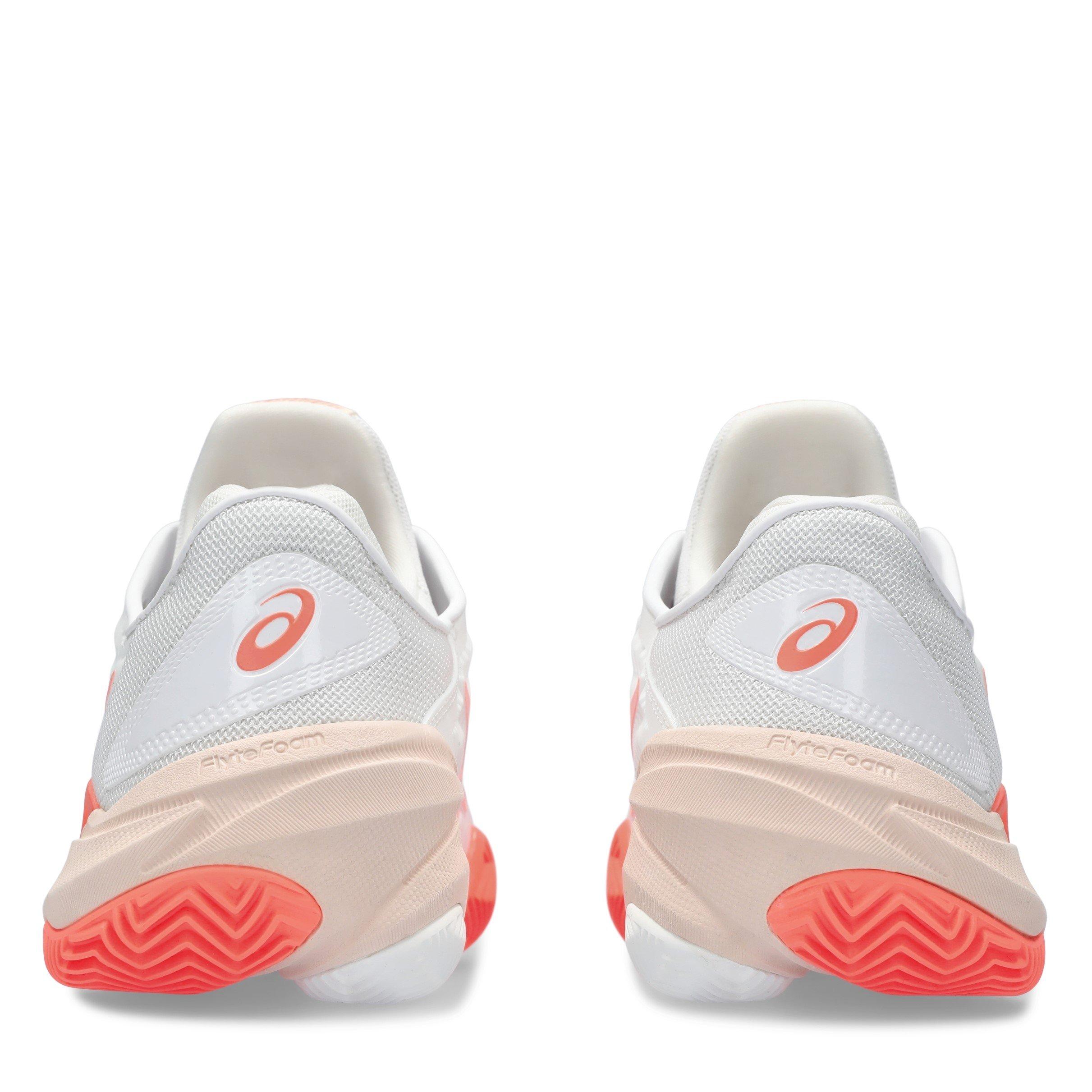 Bijela/Sun Coral - Asics - Court Ff 3 Clay Tennis Shoes Womens - 7