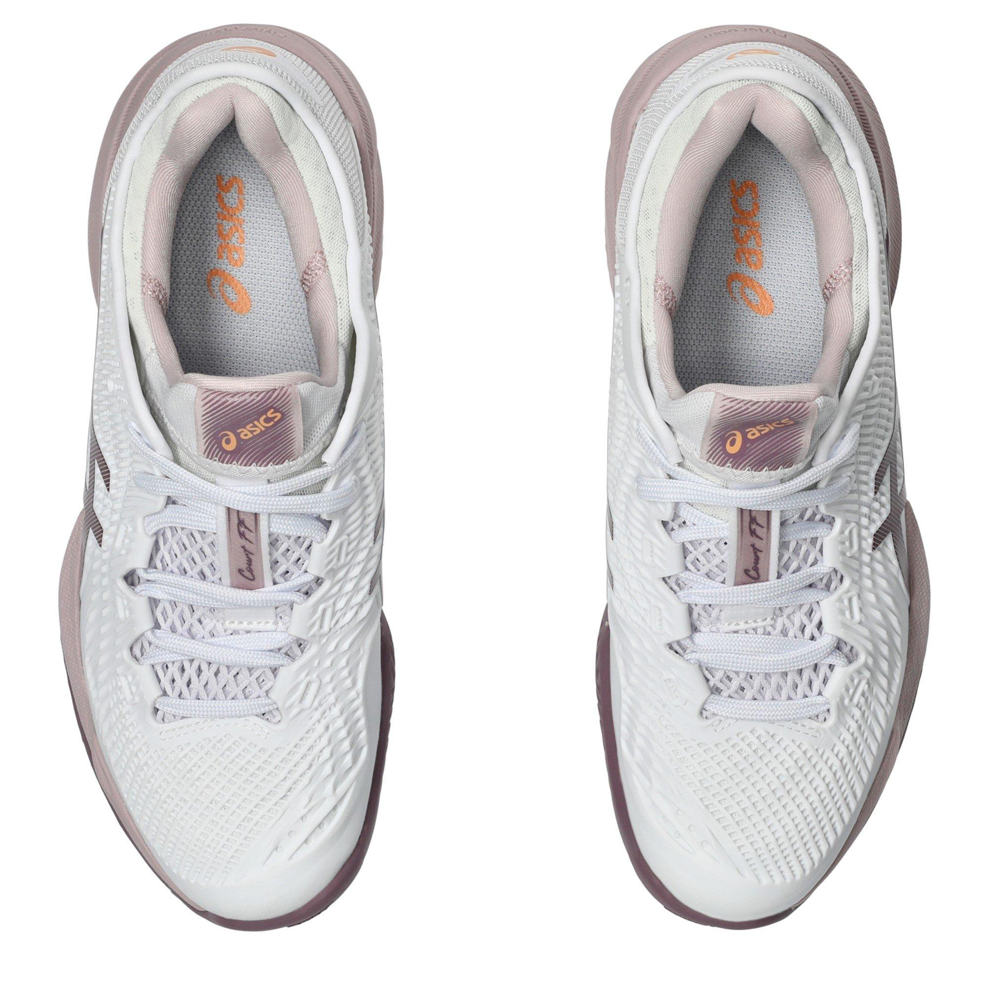 Weiß/Rose - Asics - Court Ff 3 Clay Tennis Shoes Womens - 6