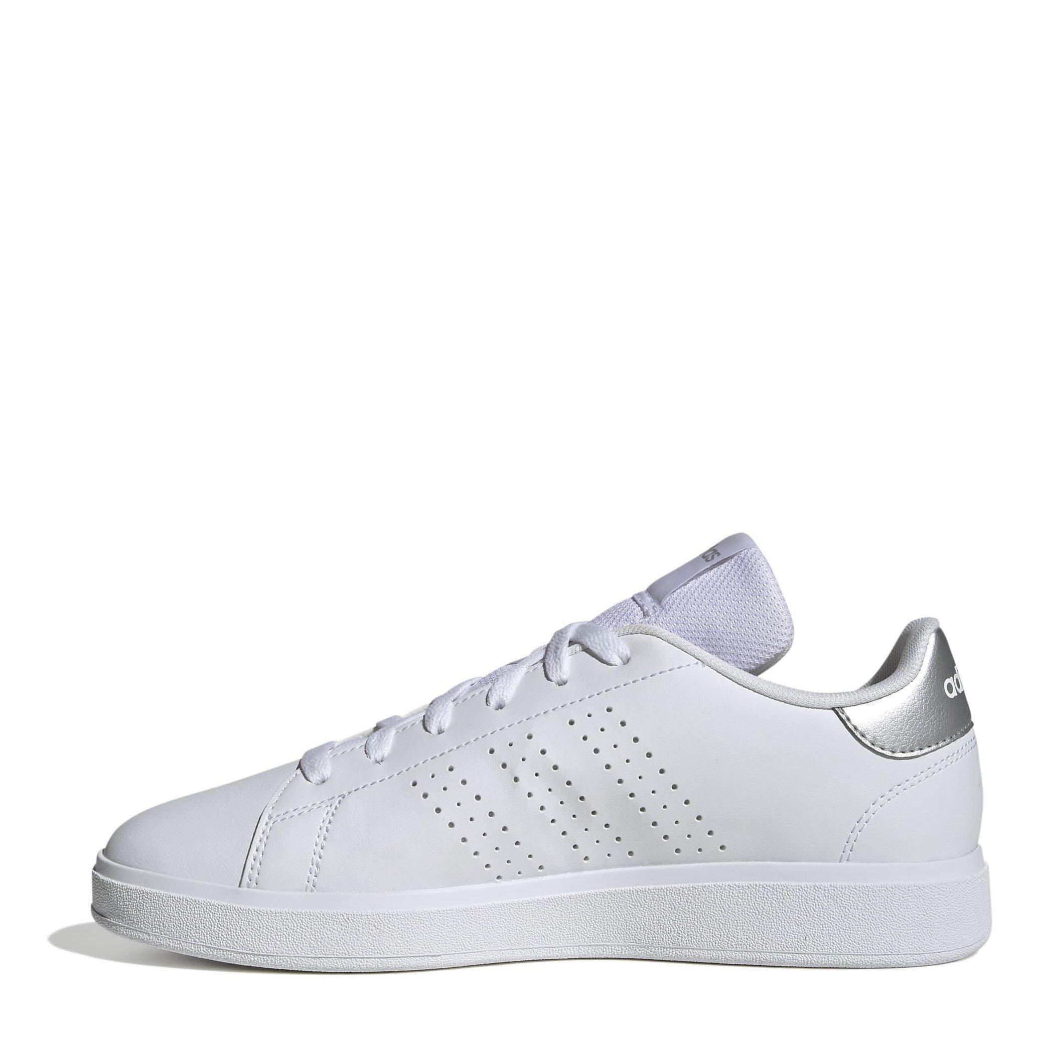 White/Silver - adidas - Advantage 2.0 Womens Shoes - 2